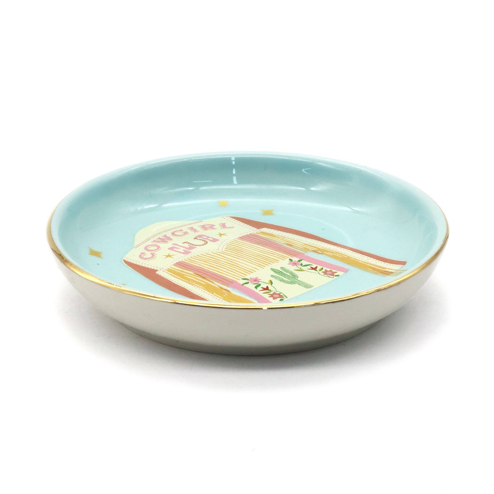 Assorted 4.25&#x22; Cowgirl Ceramic Trinket Dish by Fab Finds