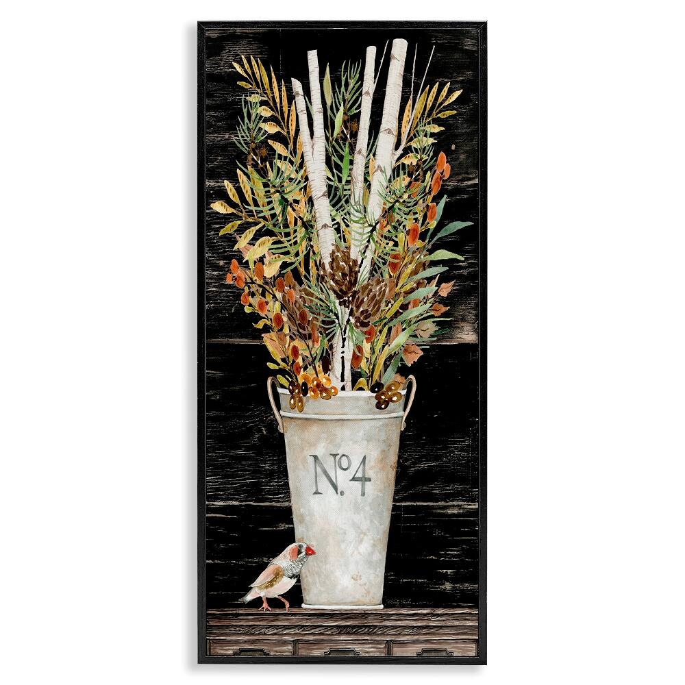 Stupell Industries Rustic Forest Greenery Bouquet Framed Giclee Wall Art