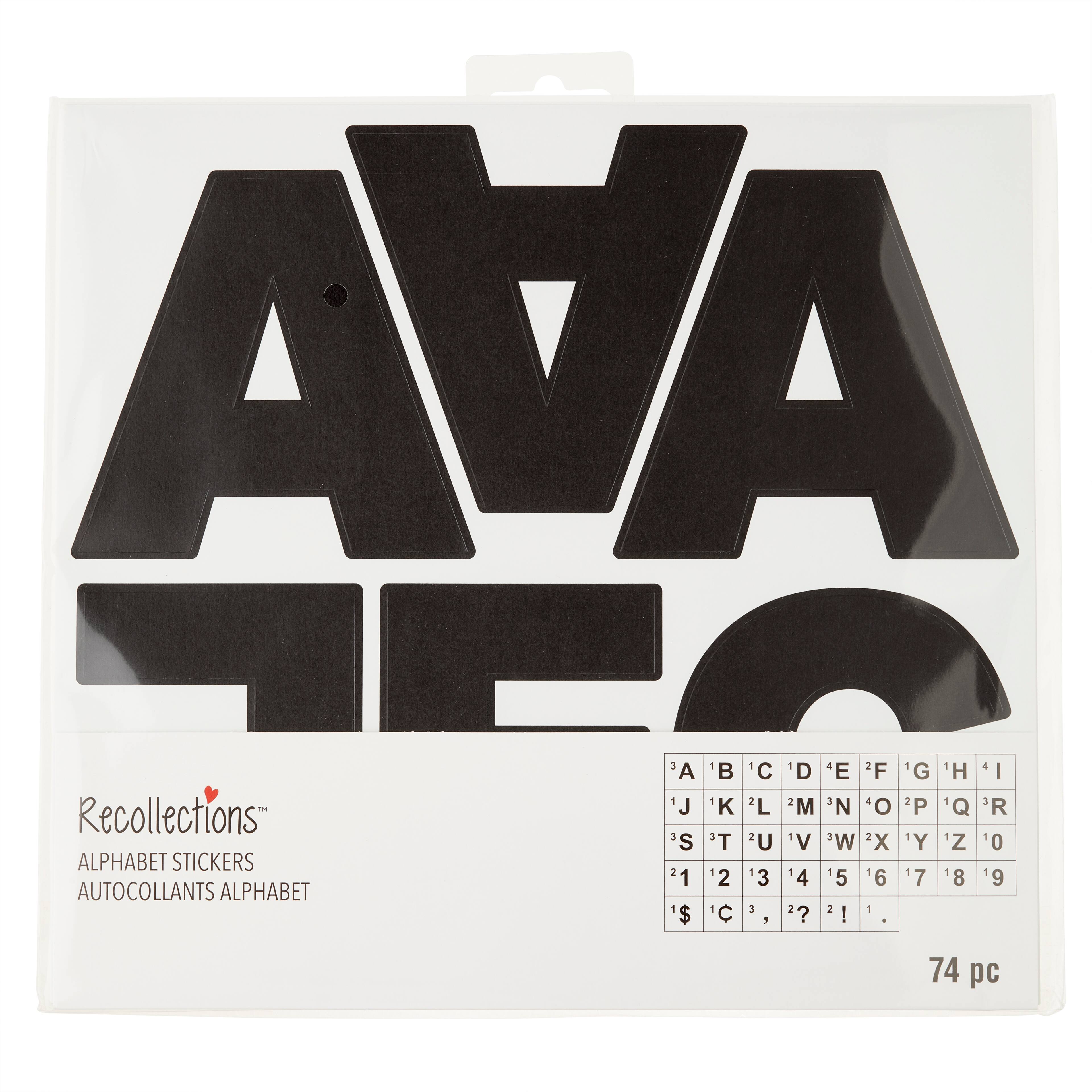 4" Block Alphabet Stickers by Recollections™