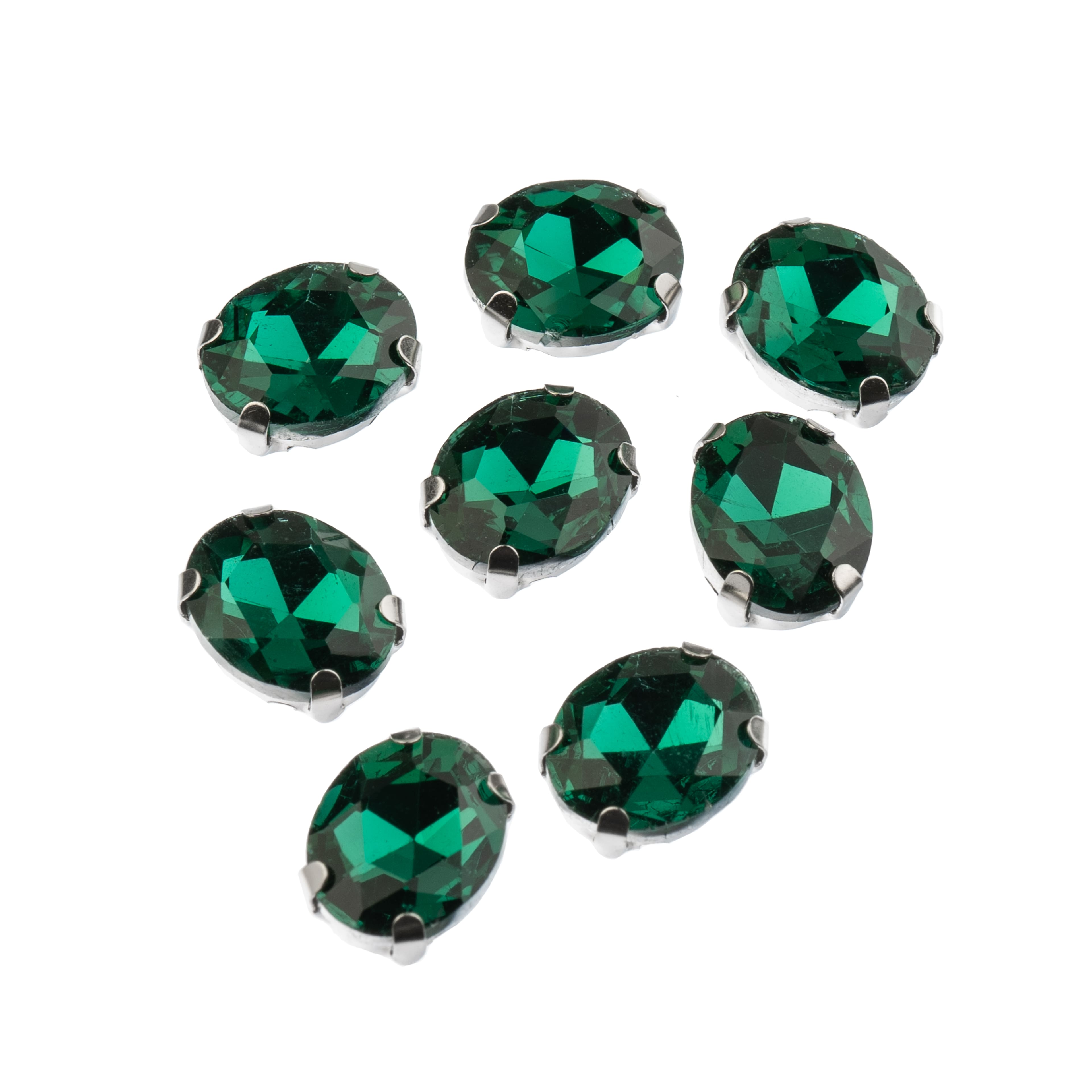 John Bead Crystal Lane 10mm Sew-On Rhinestones, 8ct.