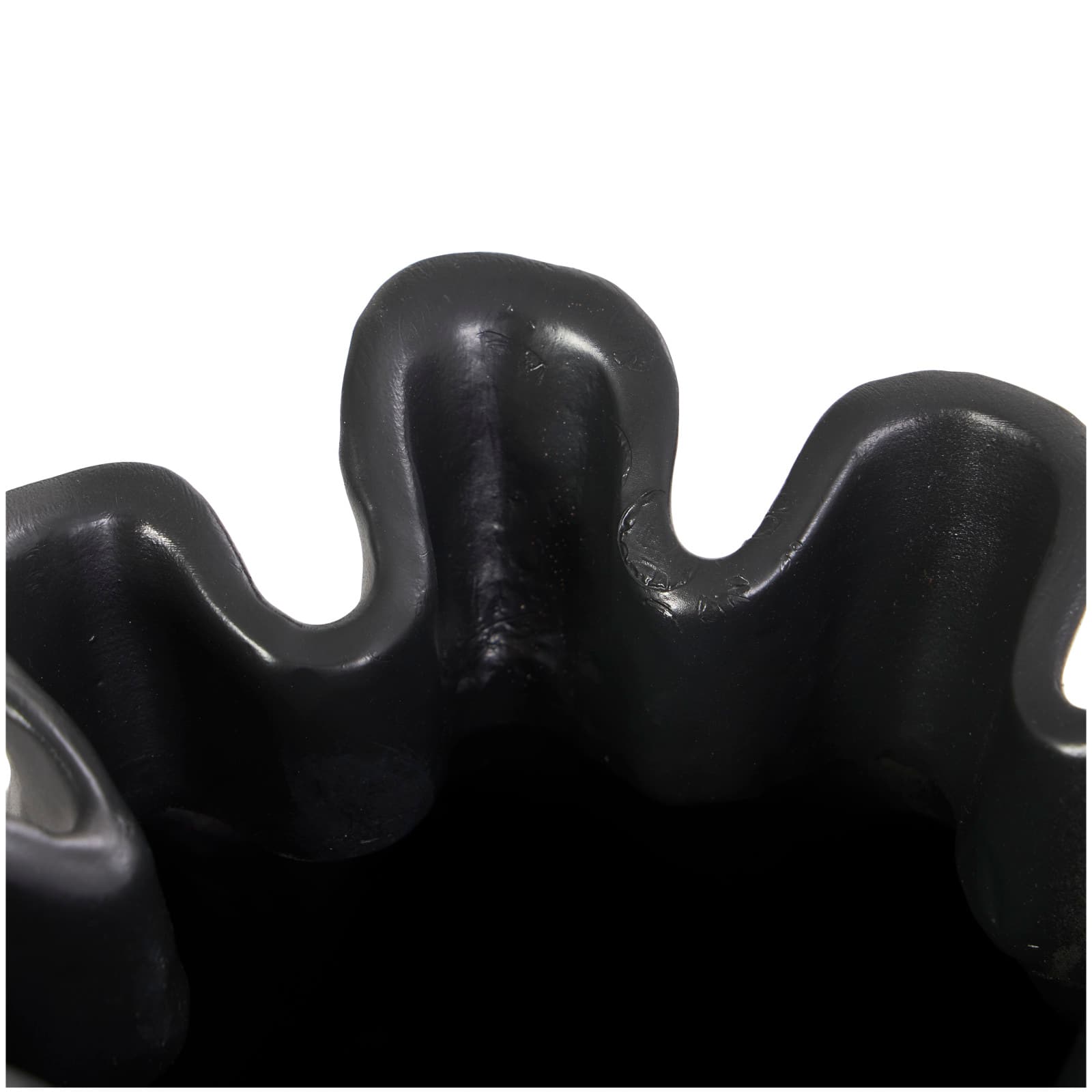 Black Abstract Tulip Shaped Vase Set