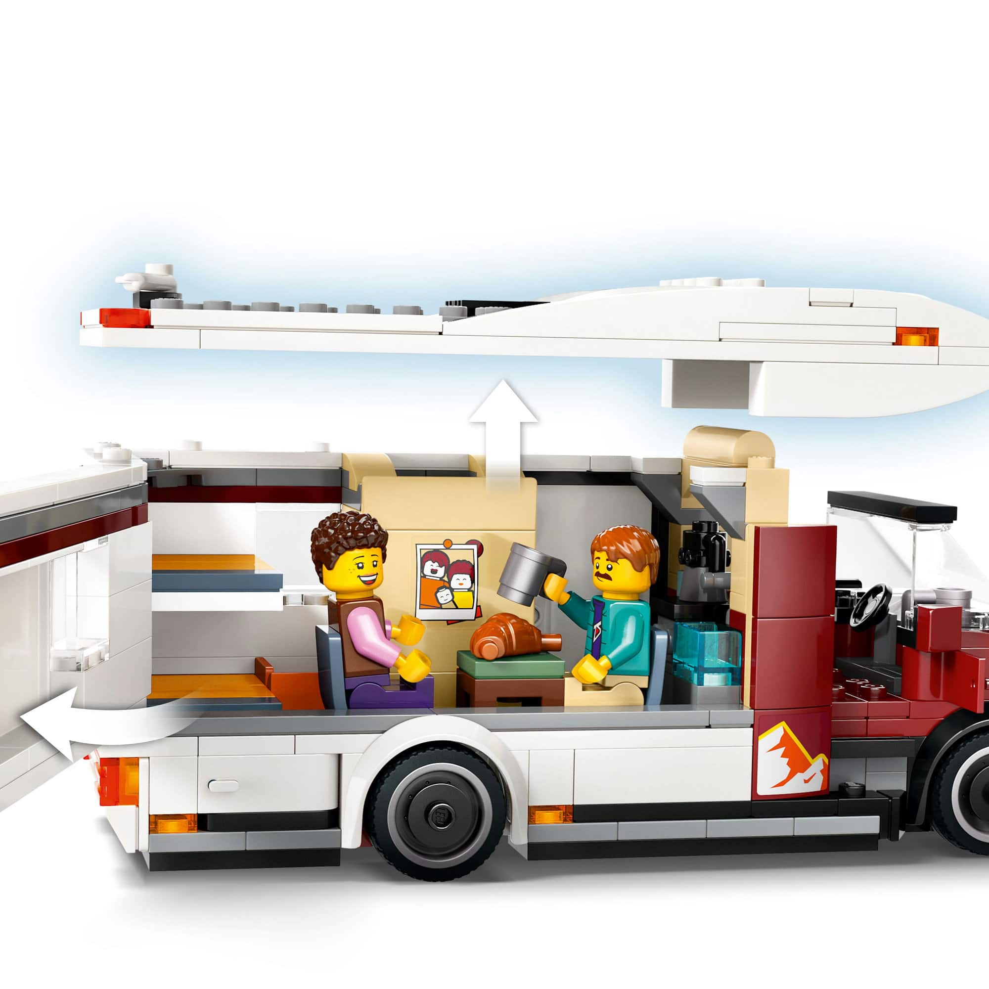 LEGO&#xAE; City Holiday Adventure Camper Van Toy Vehicle Set 60454