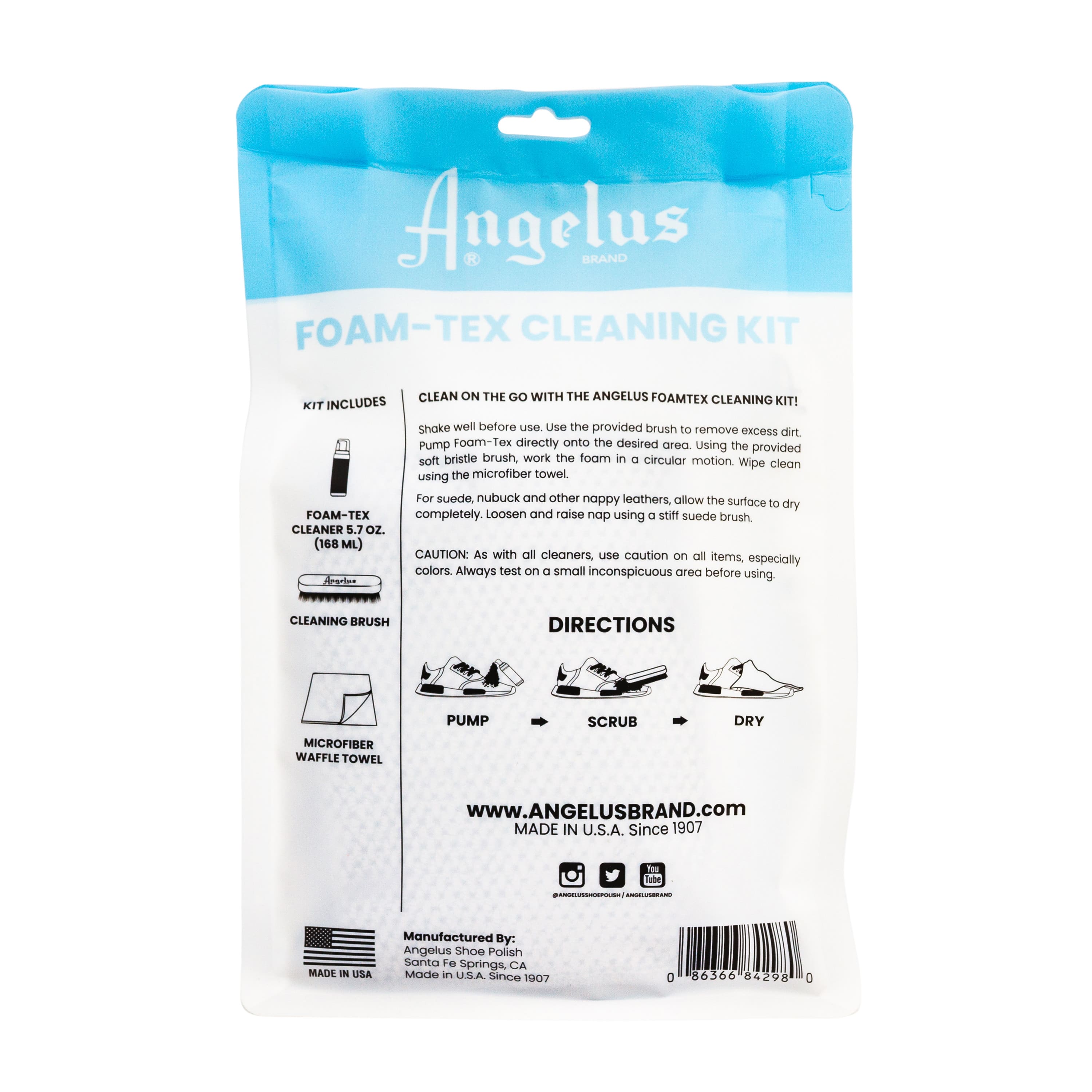 Angelus&#xAE; Foam Tex Sneaker Cleaning Kit