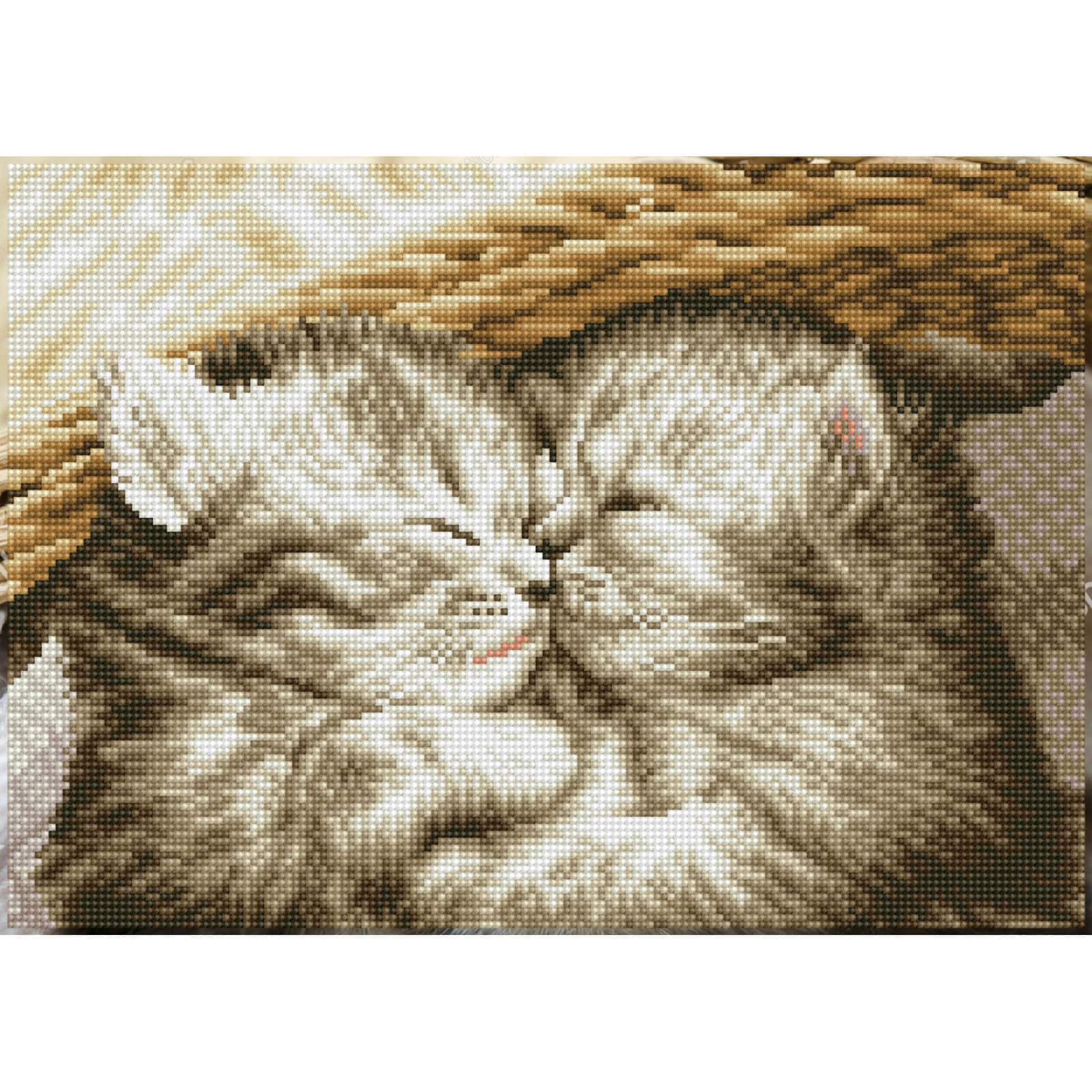 Diamond Dotz® Intermediate Little Darlings Pre-Framed Diamond Painting Kit