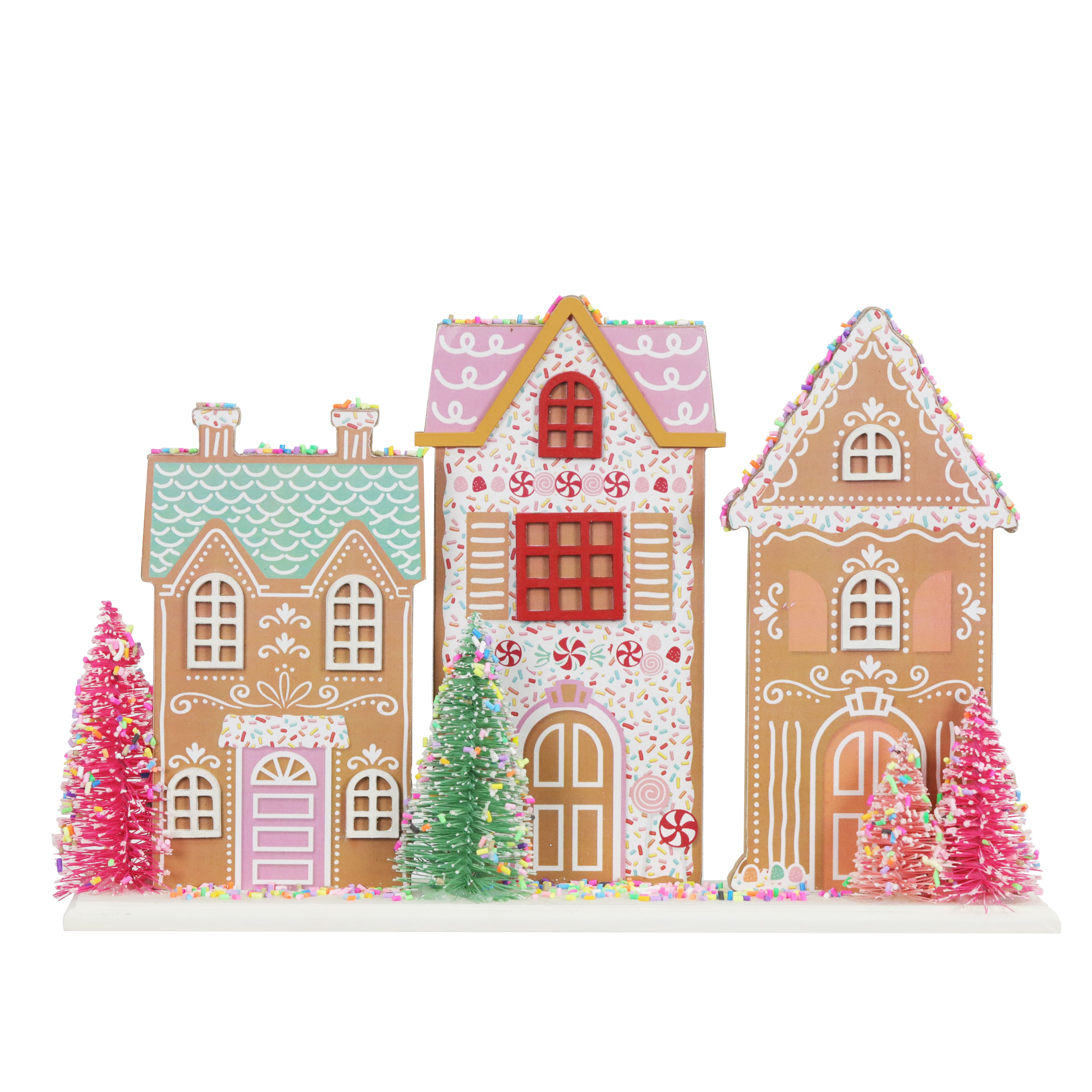 12&#x22; Gingerbread Houses Tabletop D&#xE9;cor by Ashland&#xAE;