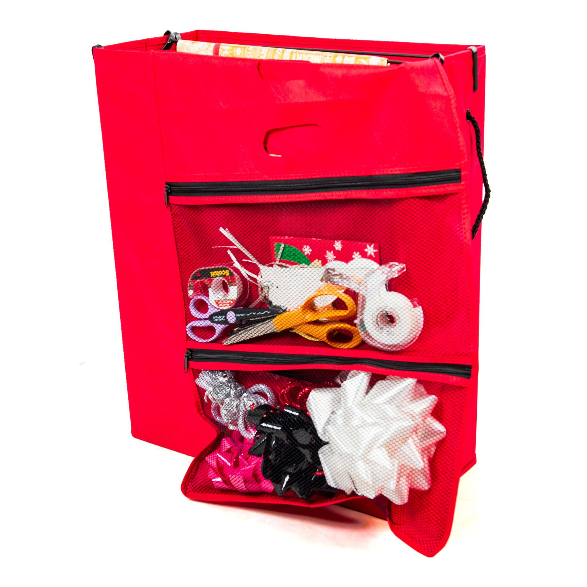 Santa's Bag Gift Bag Organizer & Tissue Paper Storage Box