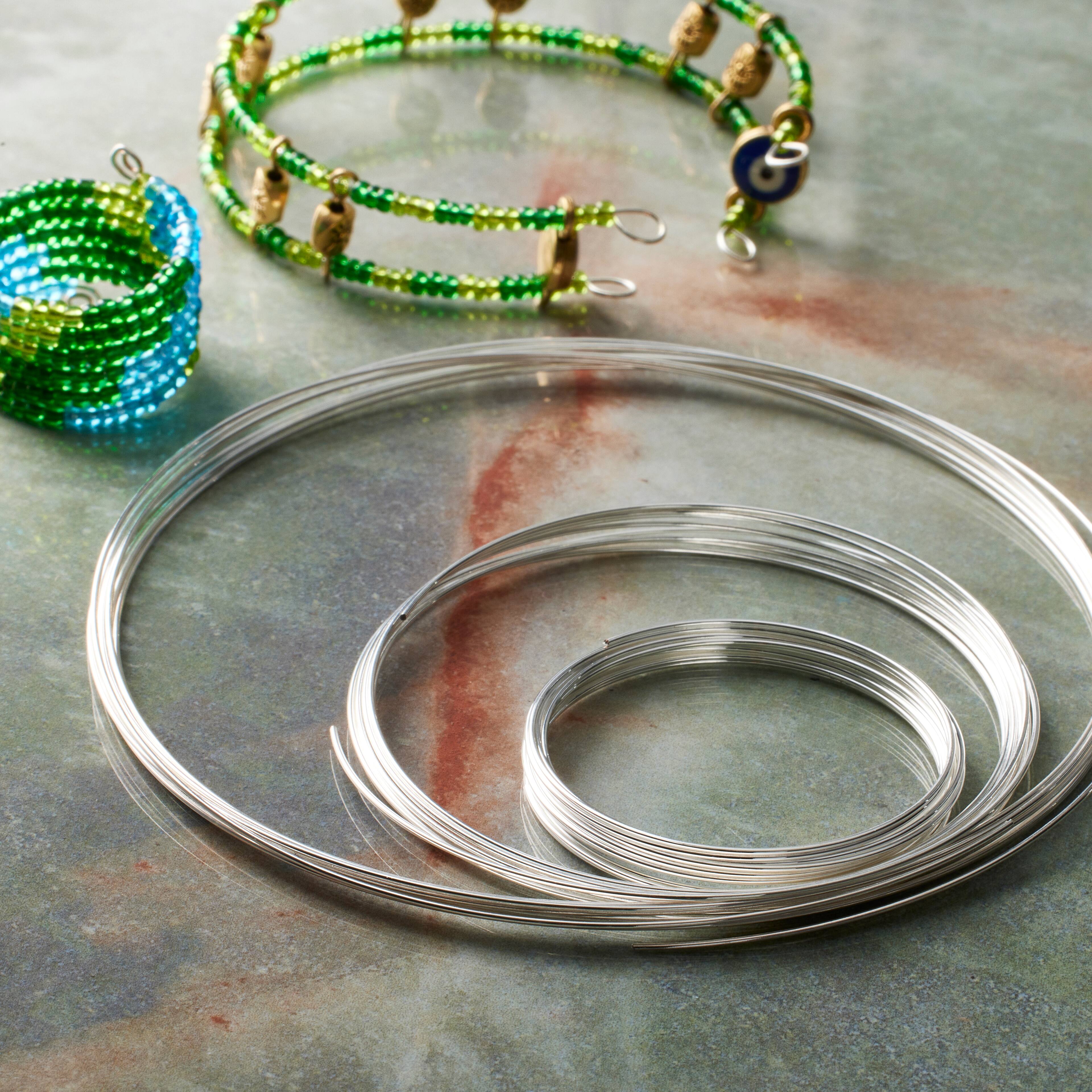 Ensemble de fil métallique à mémoire argenté de Beadalon