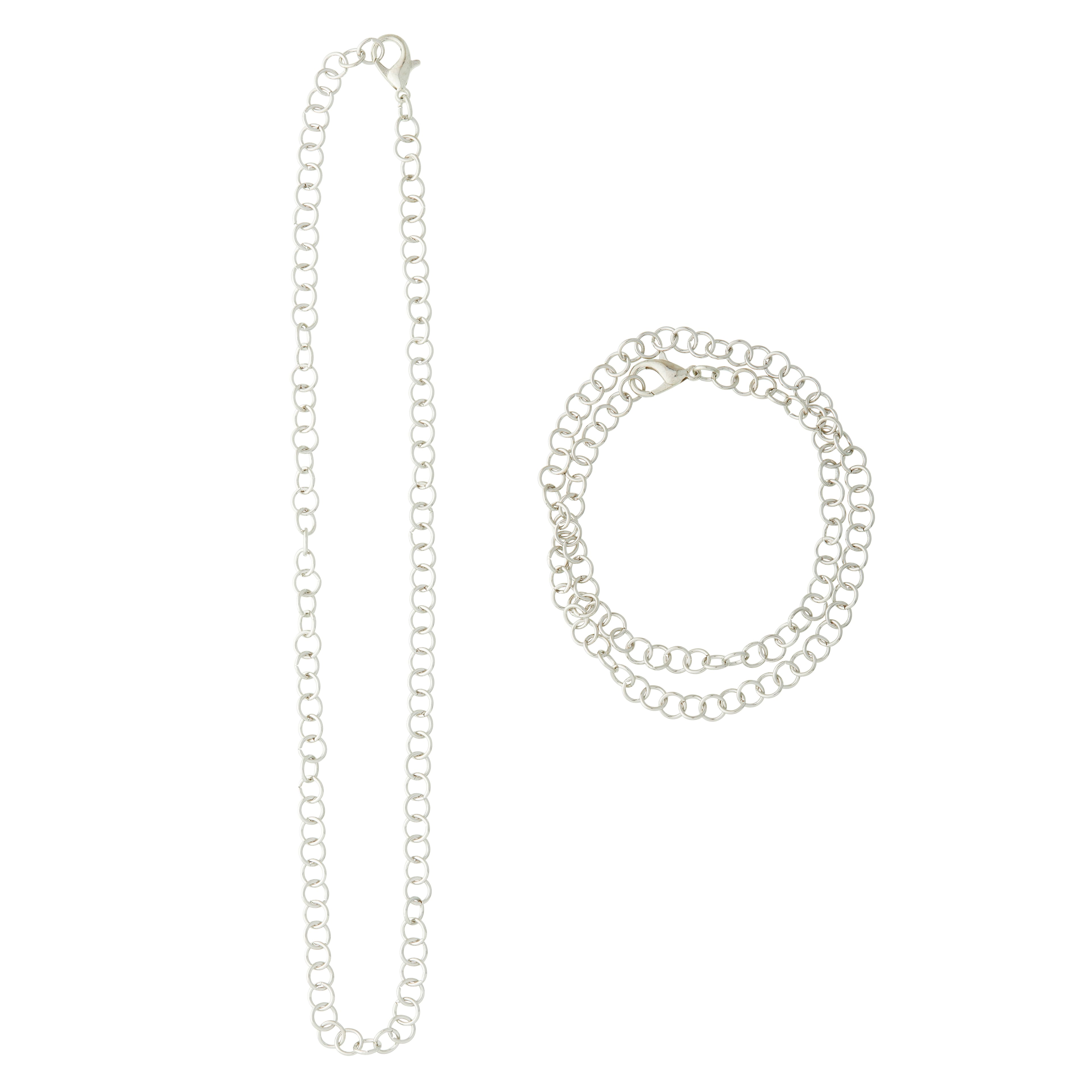 12 Packs: 2 ct. (24 total) Silver Necklaces by Creatology™