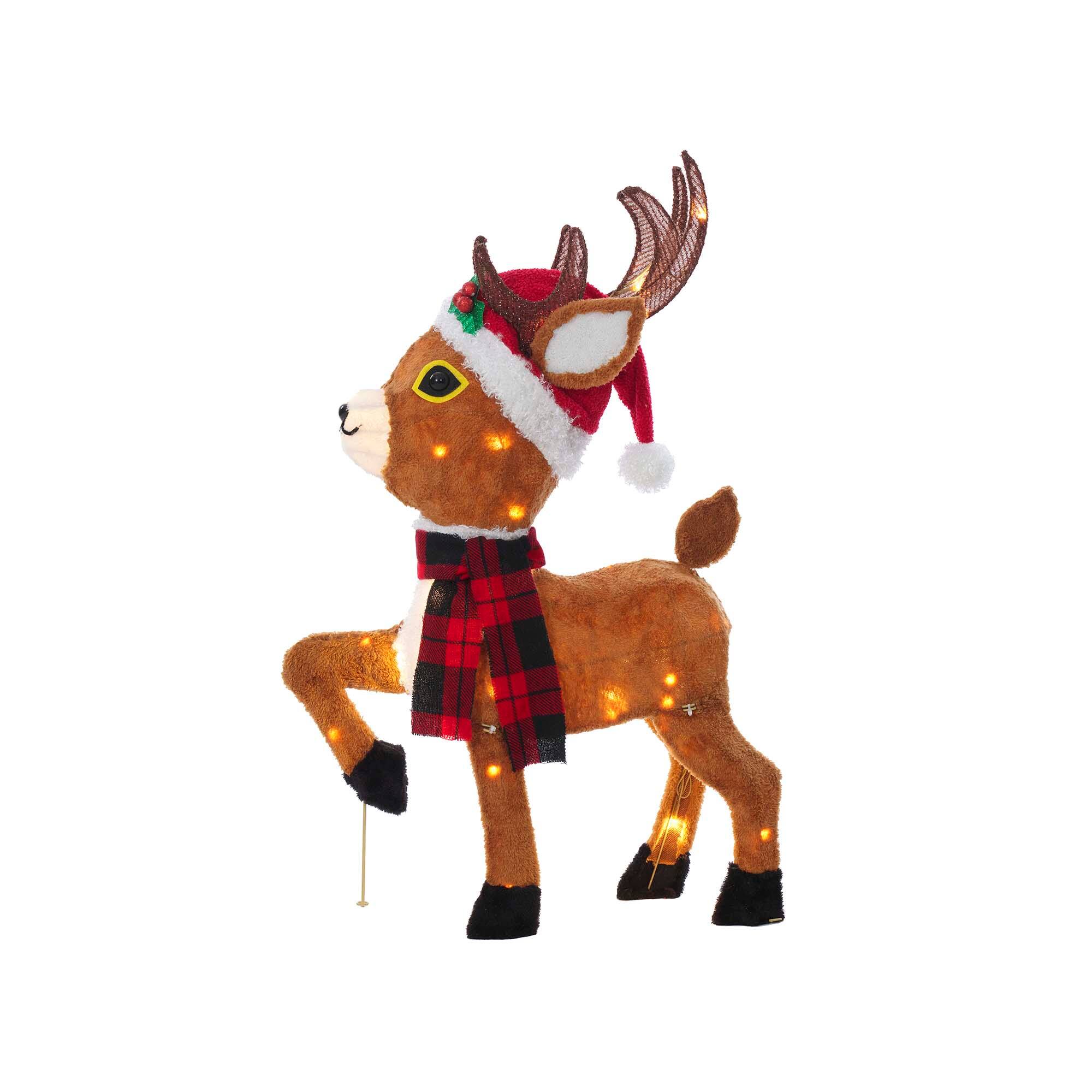 36&#x22; Plush Reindeer Figurine