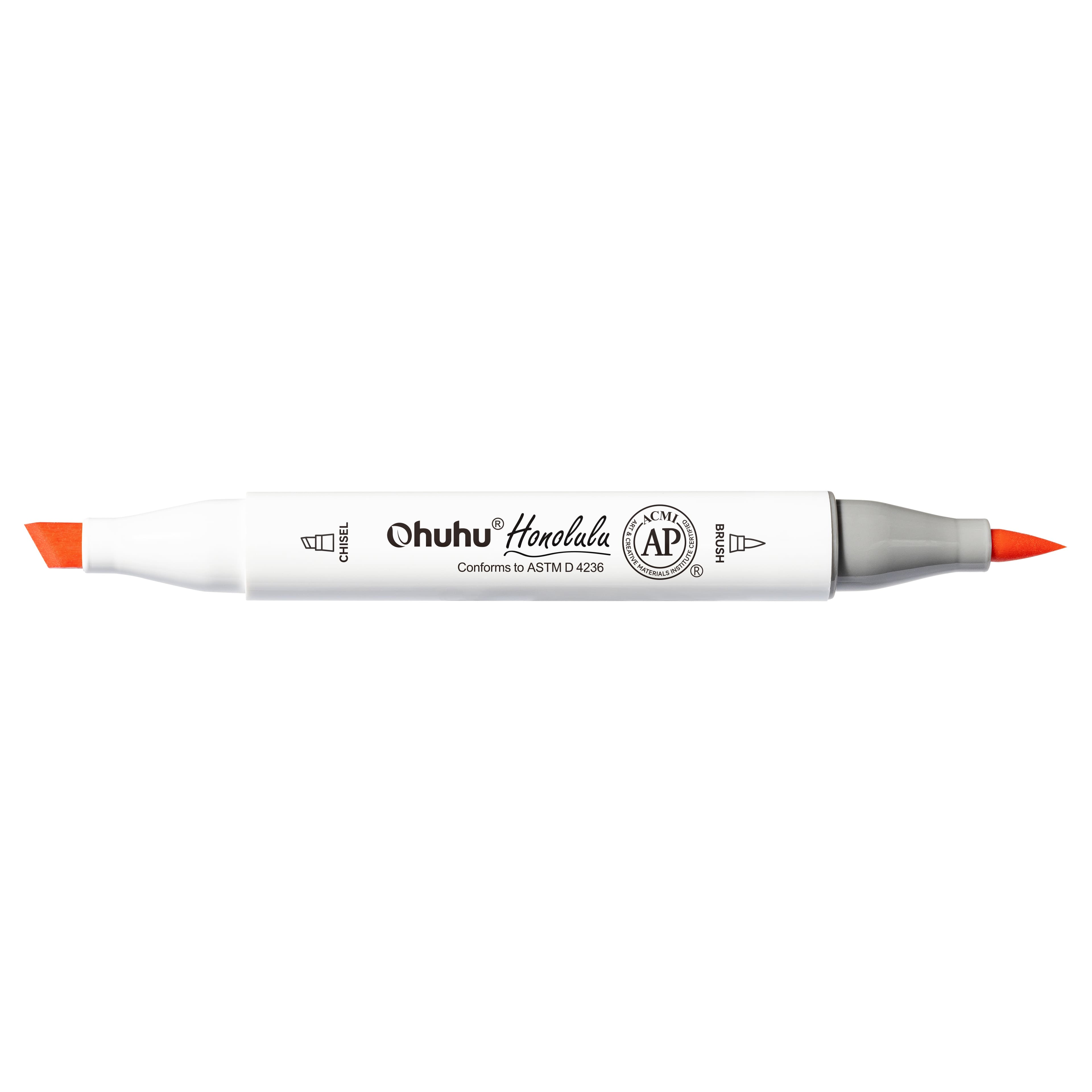 Ohuhu® Honolulu Brush & Chisel Dual Tip Marker