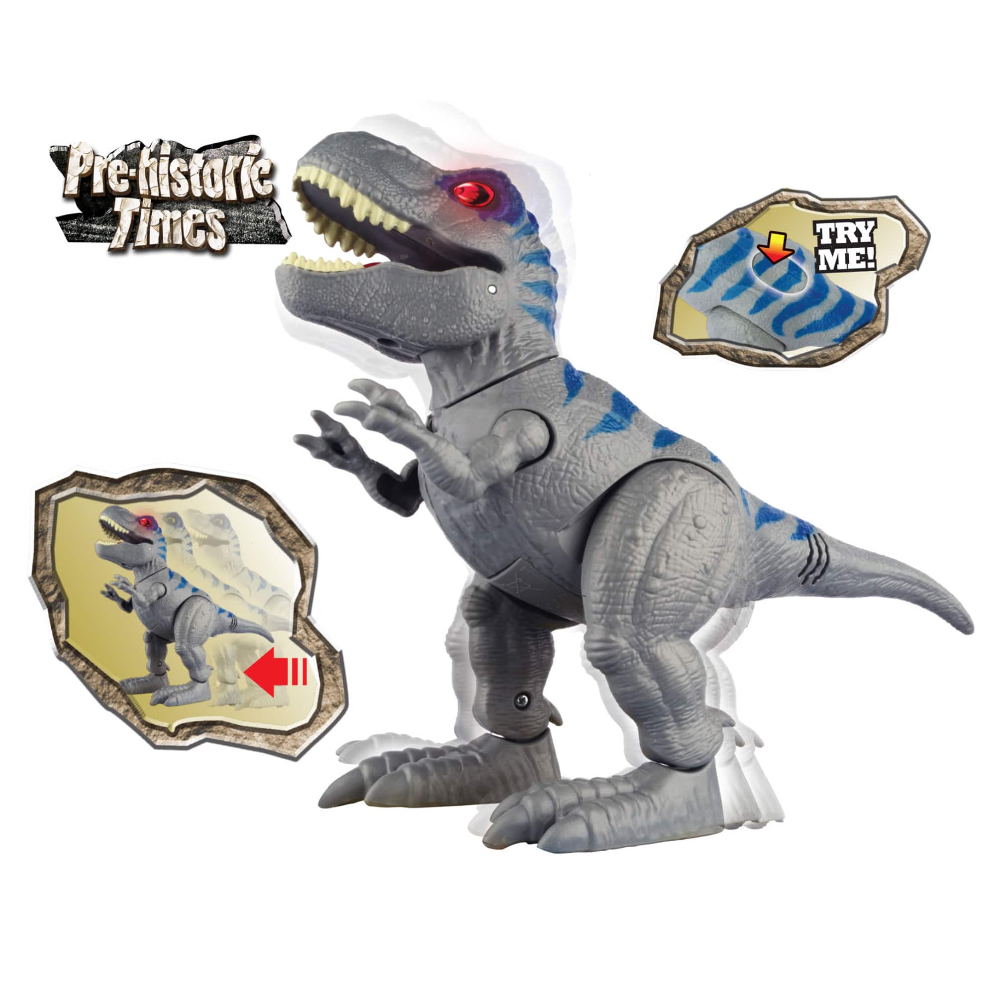 Red Box Toy&#xAE; Light &#x26; Sound Motorized Walking T-Rex