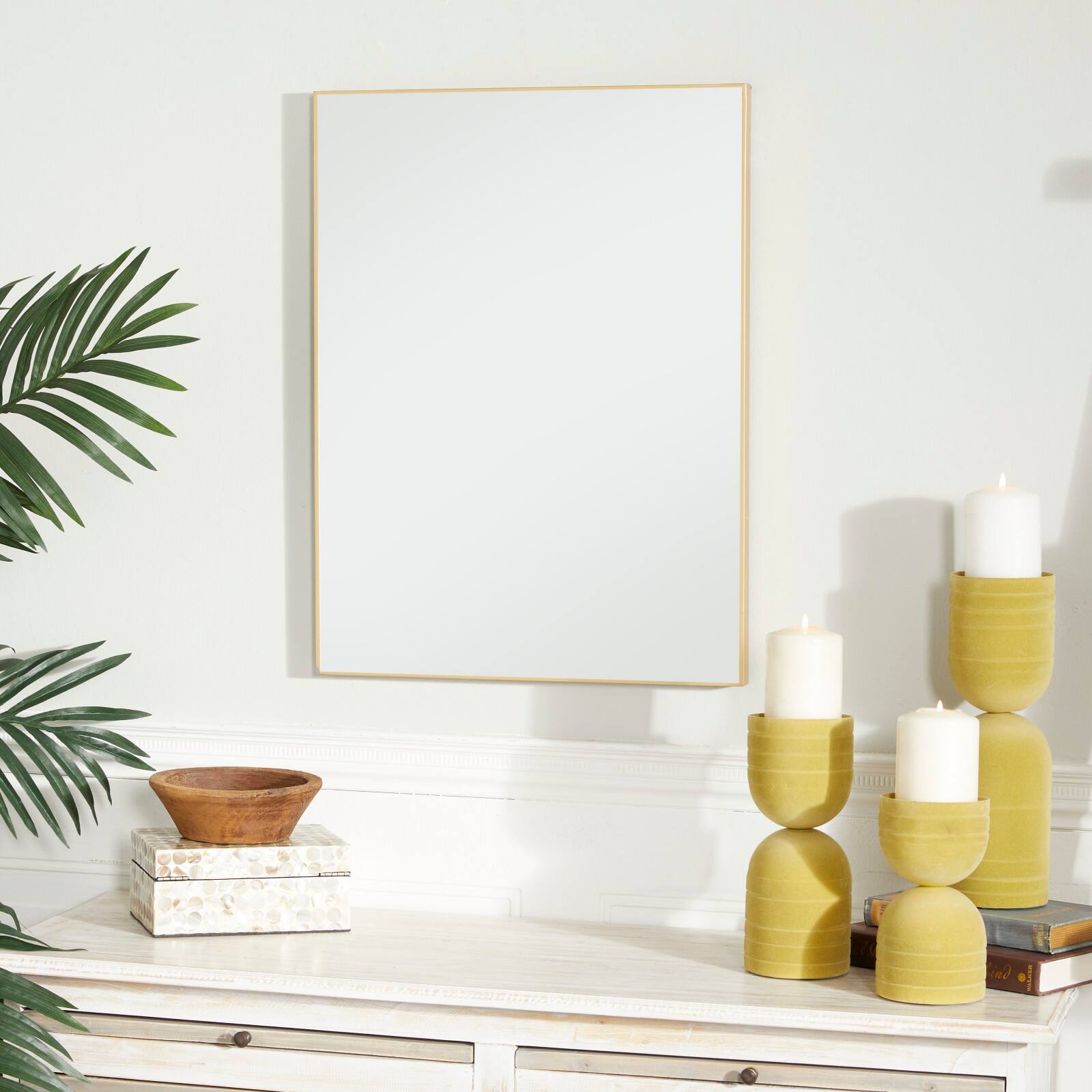 Gold Contemporary Wall Mirror