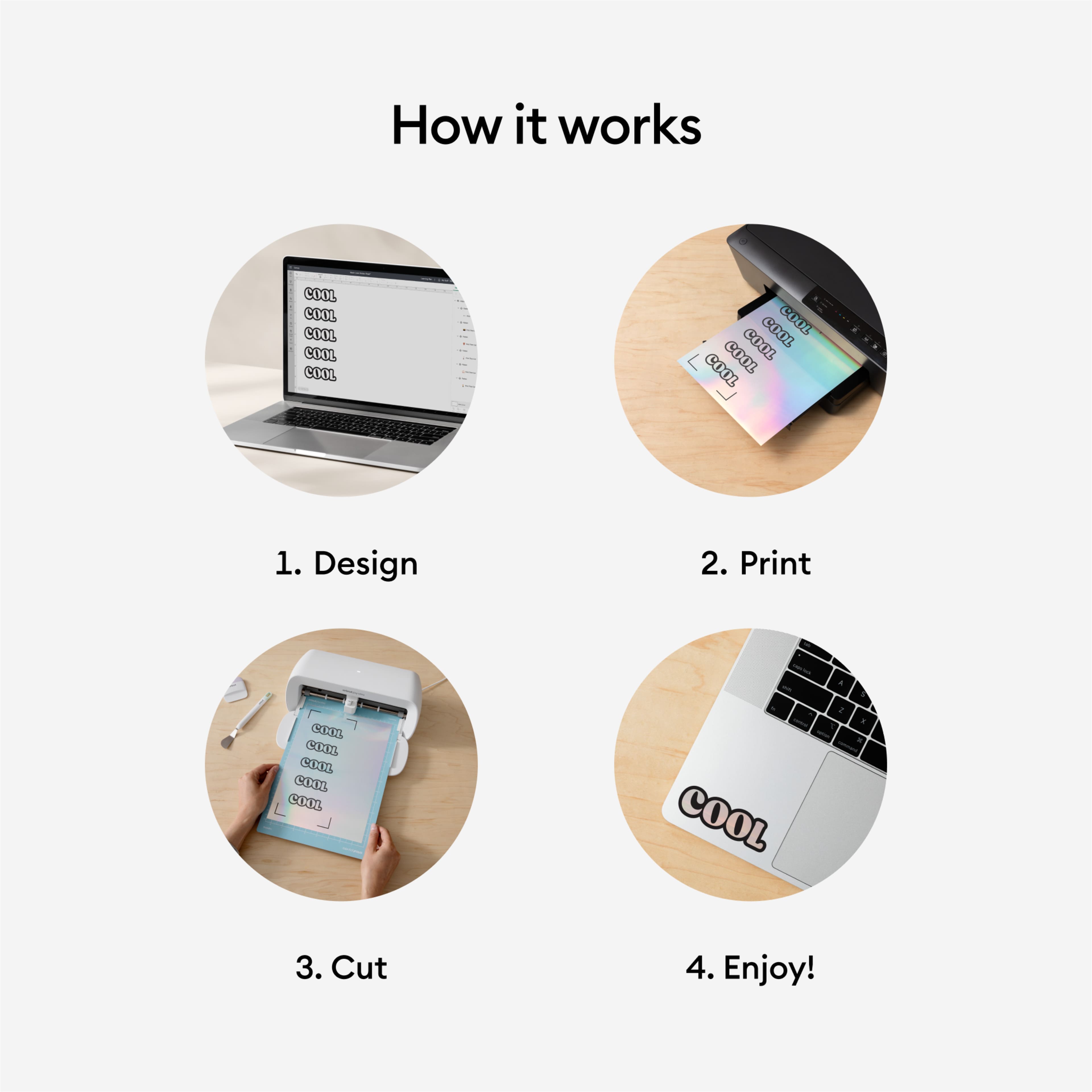 Cricut® Silver Printable Vinyl, 10ct.