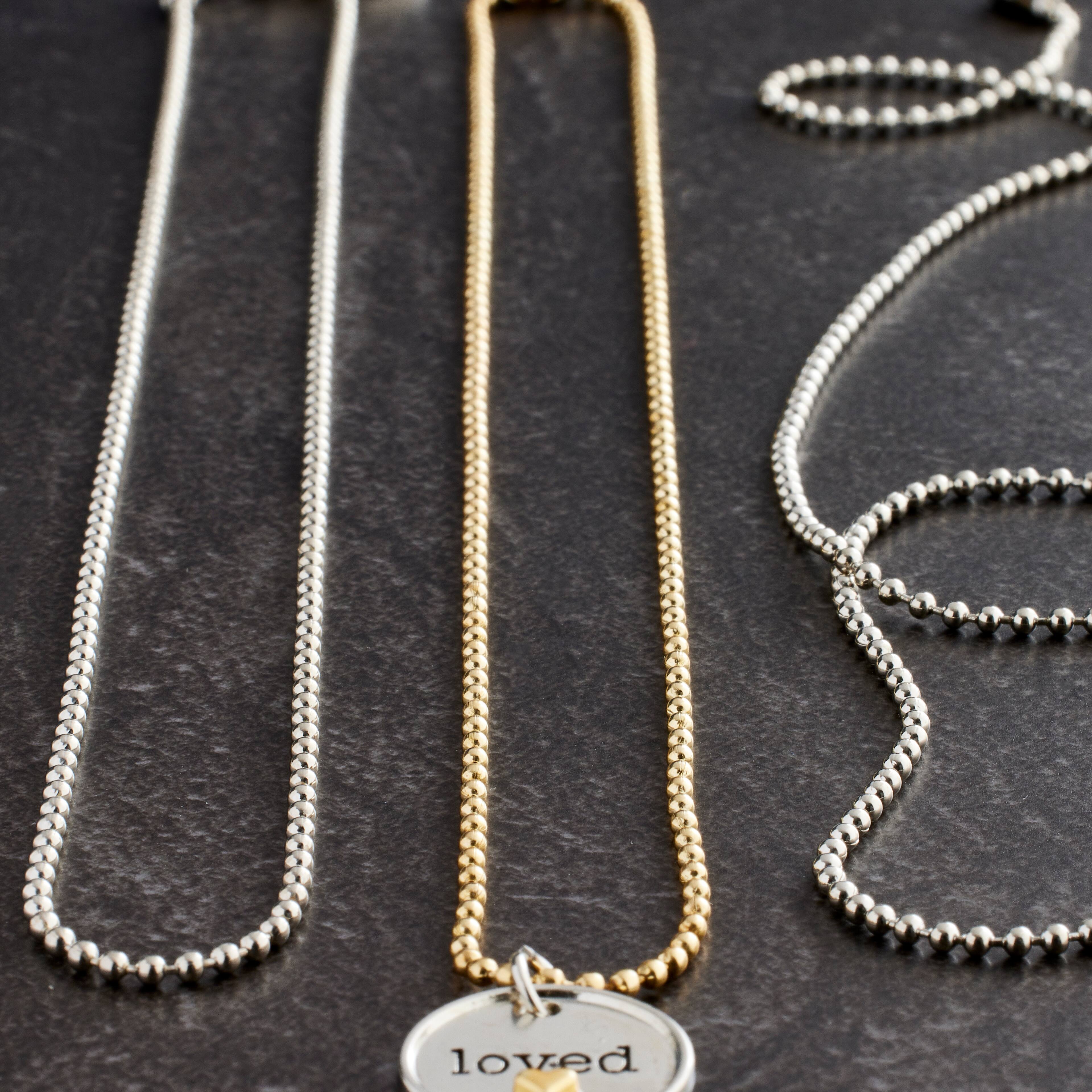 12 Packs: 3 ct. (36 total) 18&#x22; Assorted Ball Chains by Bead Landing&#x2122;