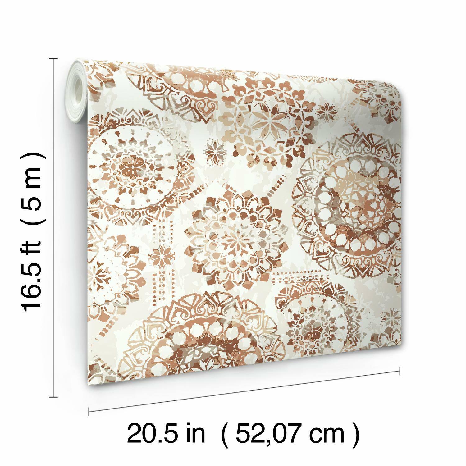 RoomMates Bohemian Medallion Peel & Stick Wallpaper