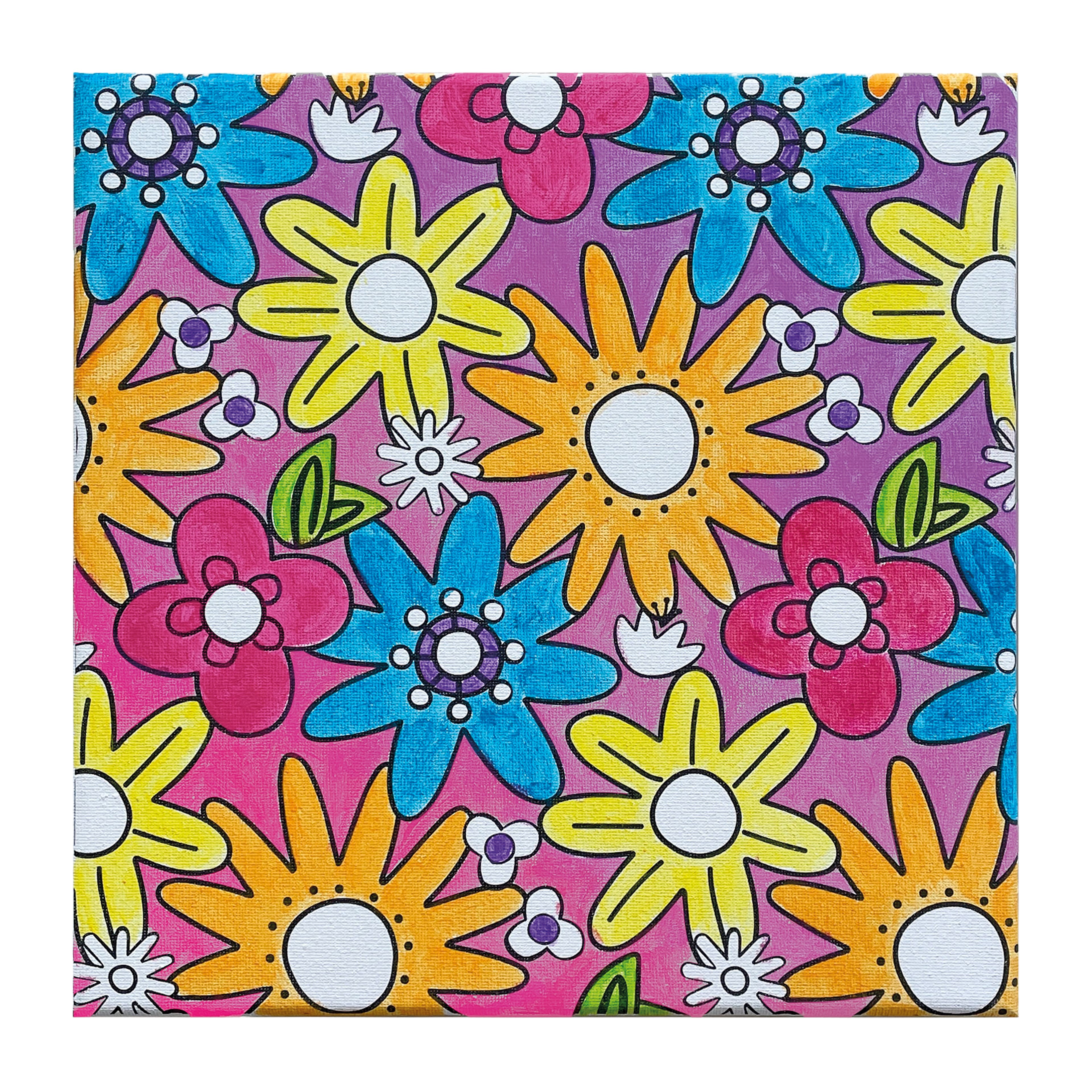 Flowers Canvas Painting Kit by Creatology™