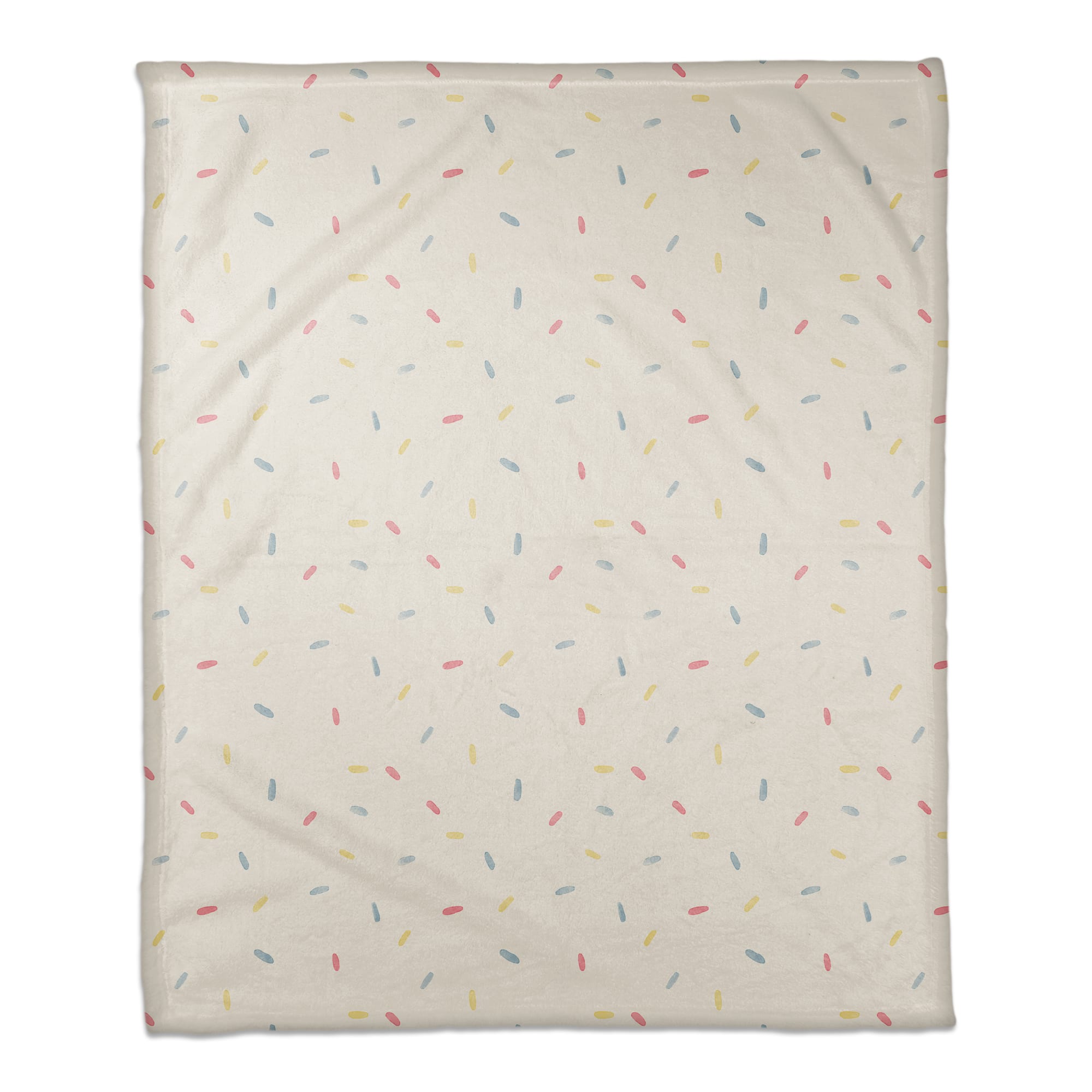 Sprinkle Pattern 50&#x22; x 60&#x22; Coral Fleece Blanket