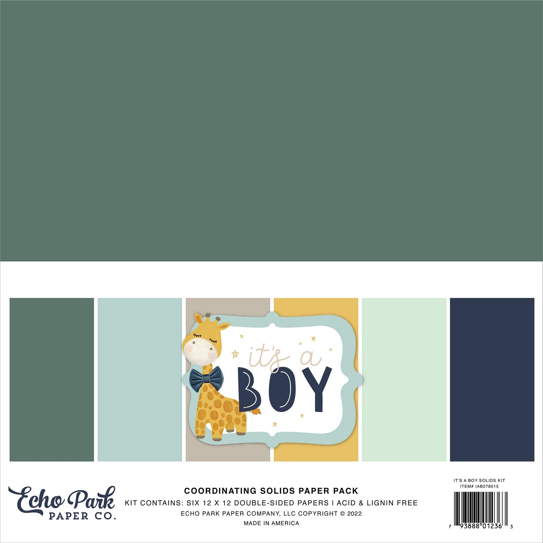 Baby Boy Collection Kit - Echo Park Paper Co.