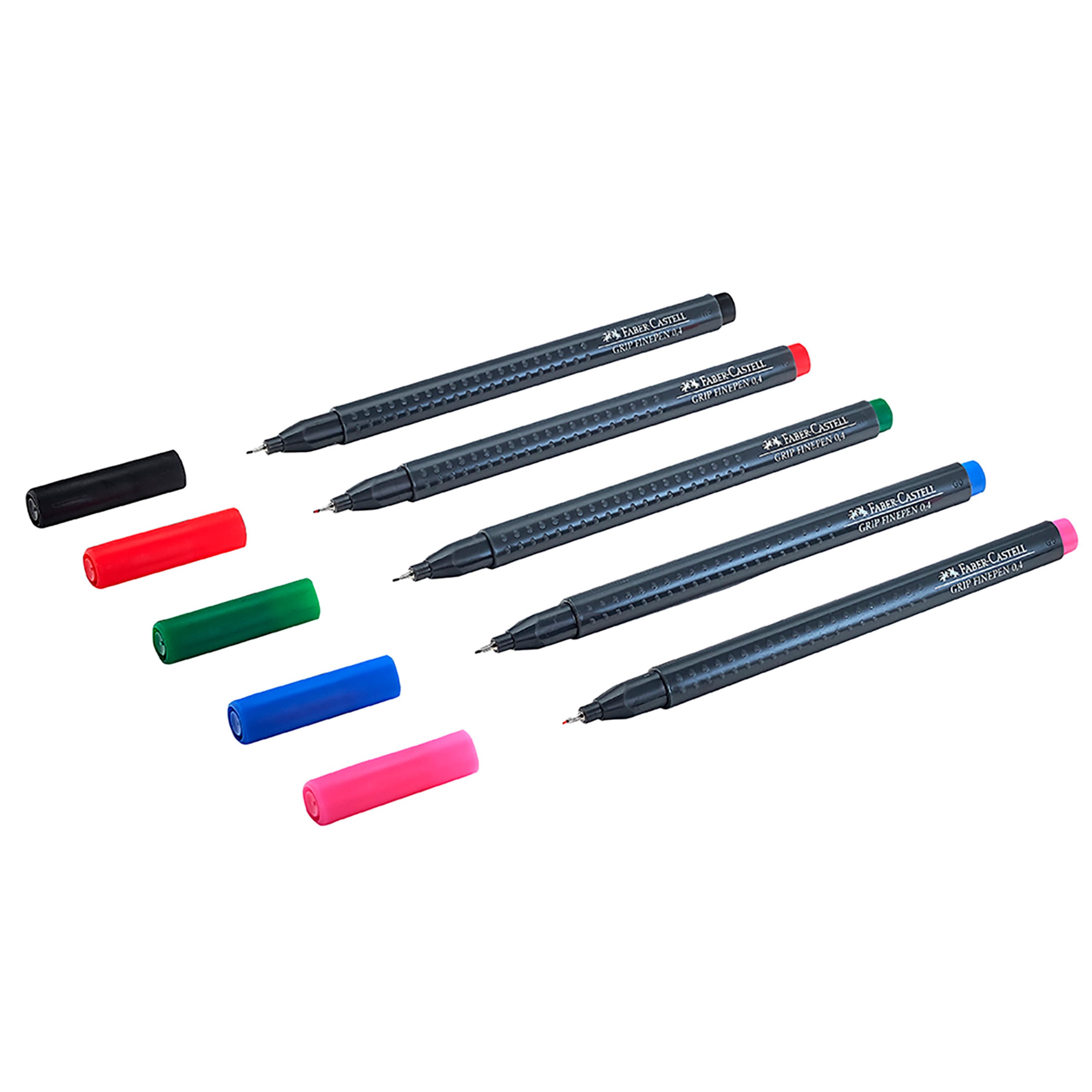 Faber-Castell® Basic Colours Grip Finepen Set