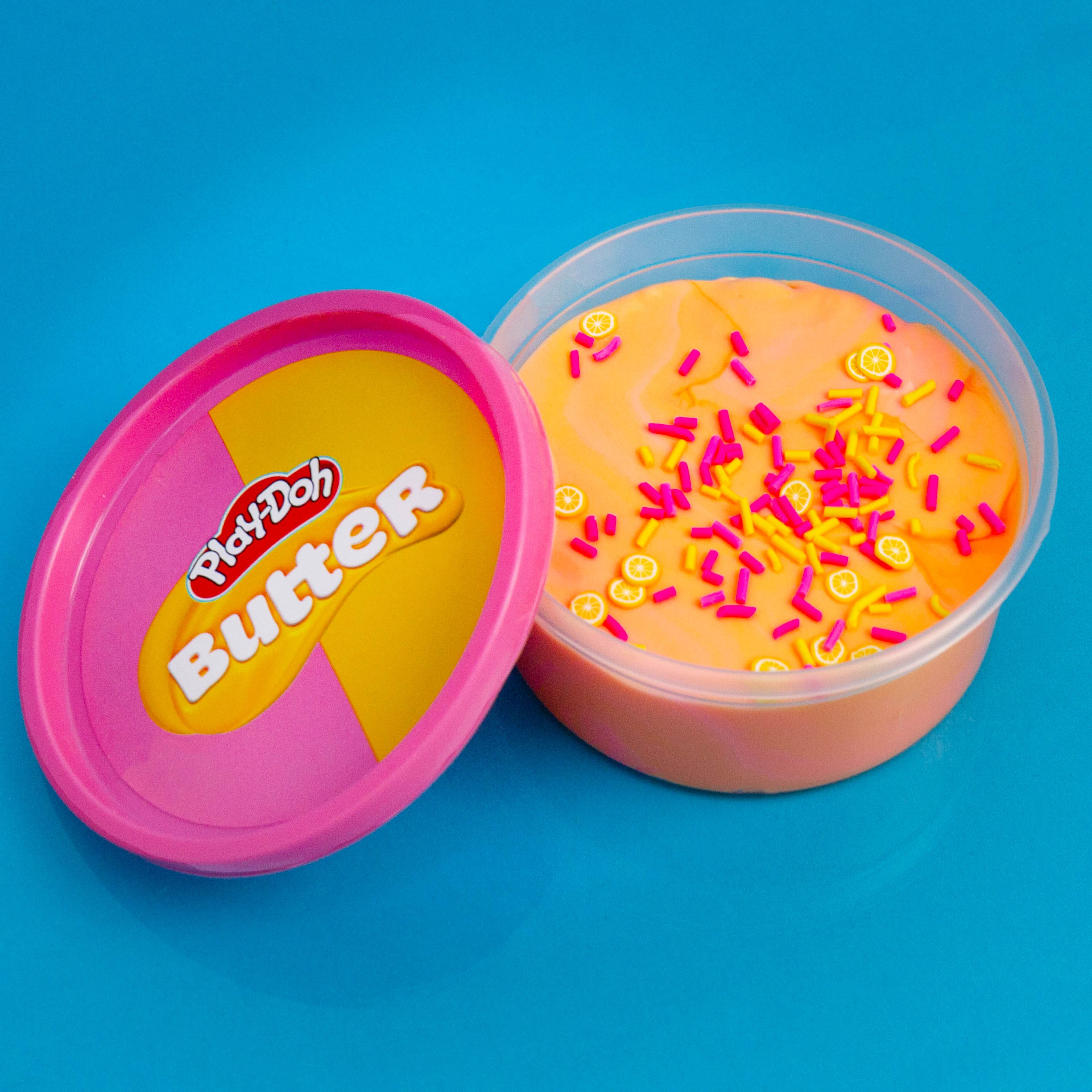 Play-Doh Pink & Yellow Sherbert Scented Butter Compound