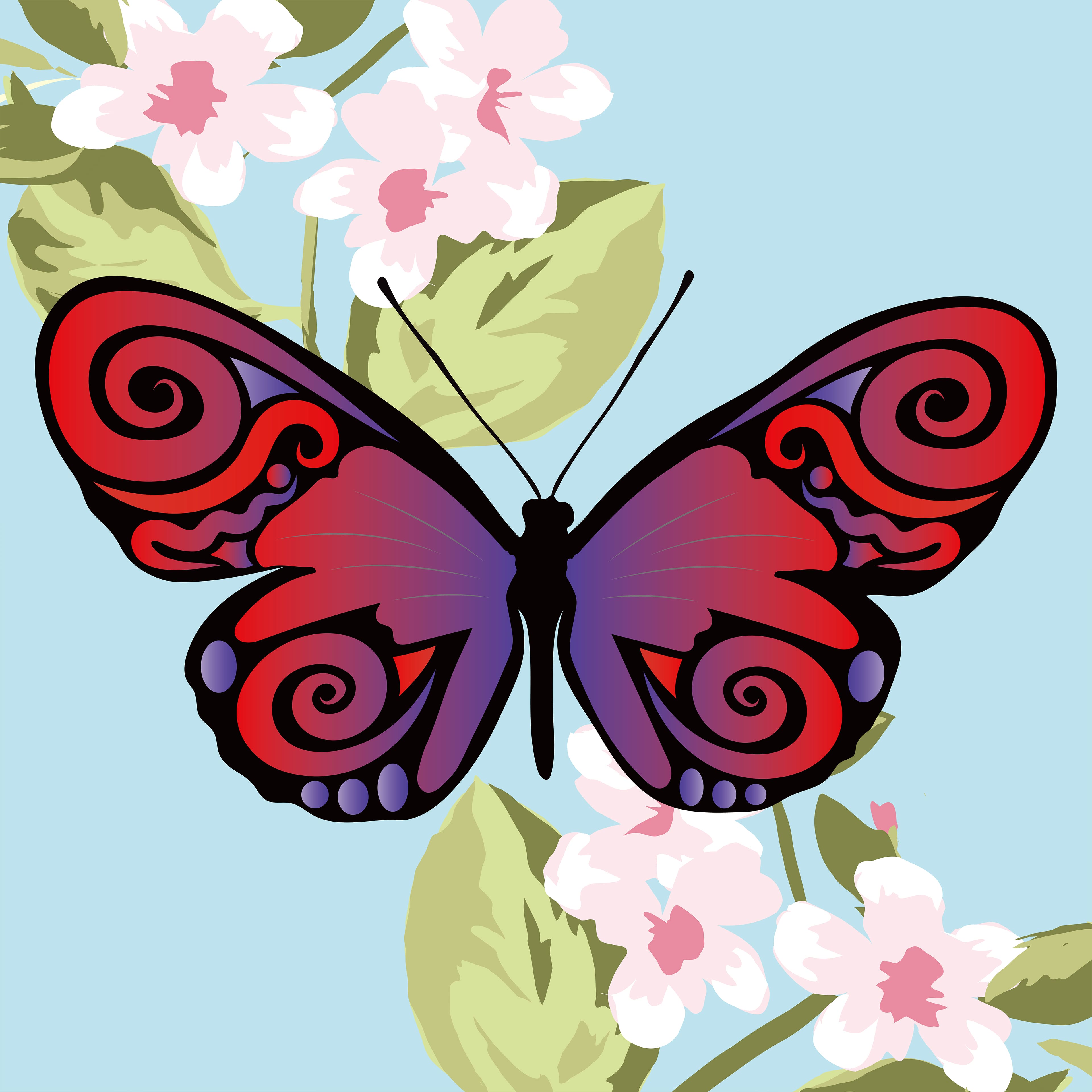 Butterflies Mini Canvas Painting Kit by Craft Smart&#xAE;