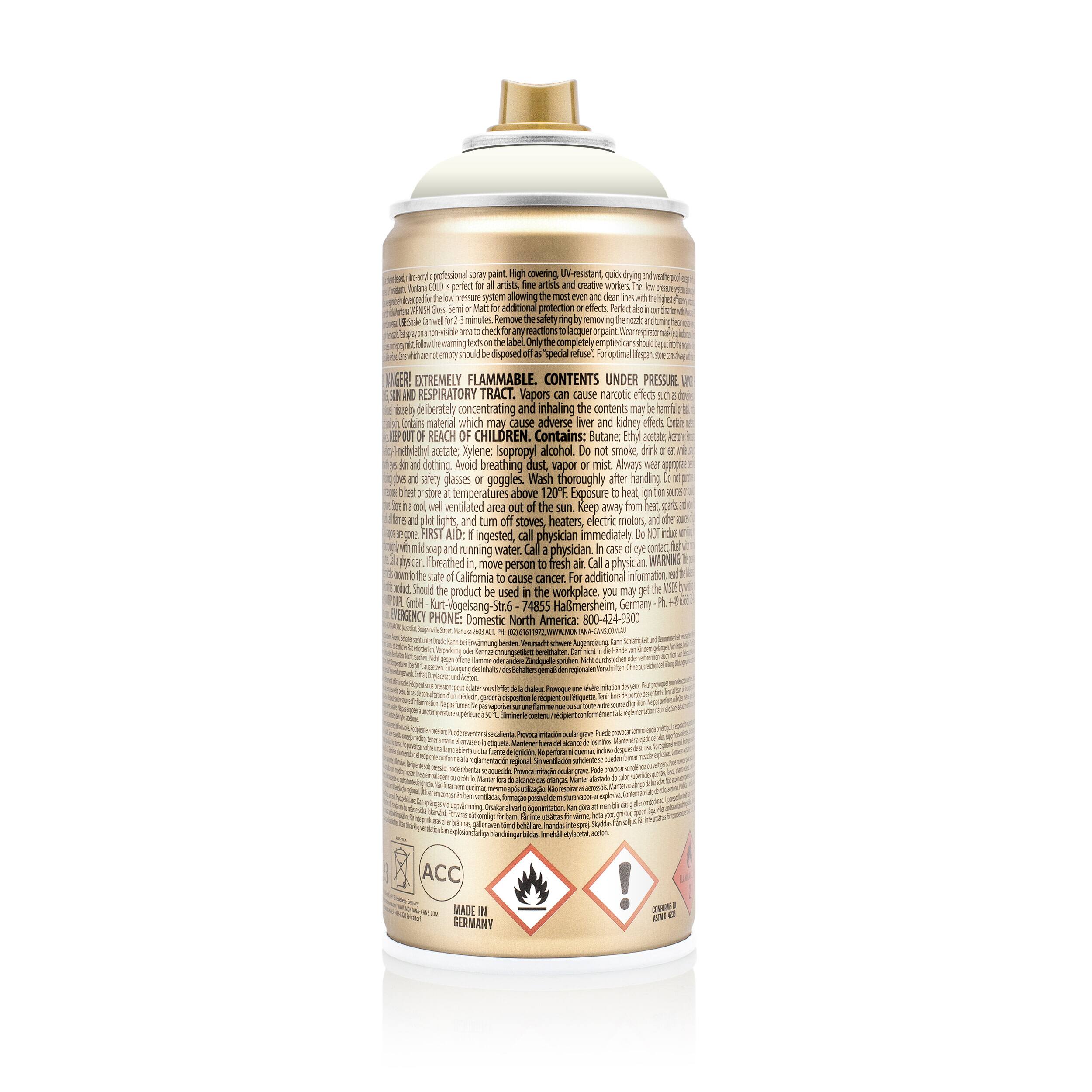 Montana&#x2122; Cans GOLD Shock Color Spray Paint, 400mL