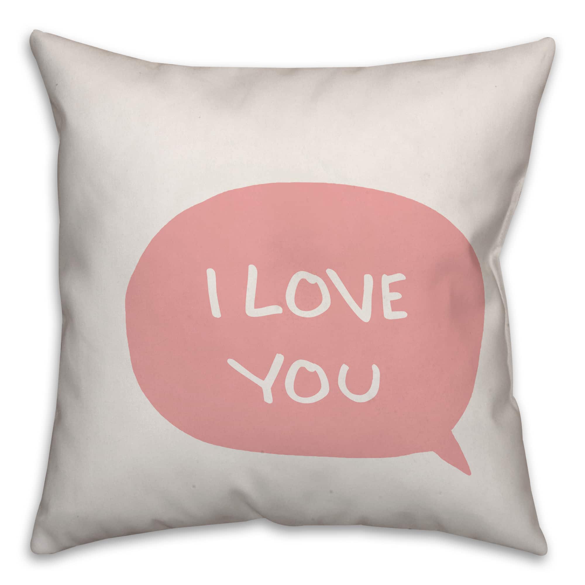 I Love You More Reversible Throw Pillow