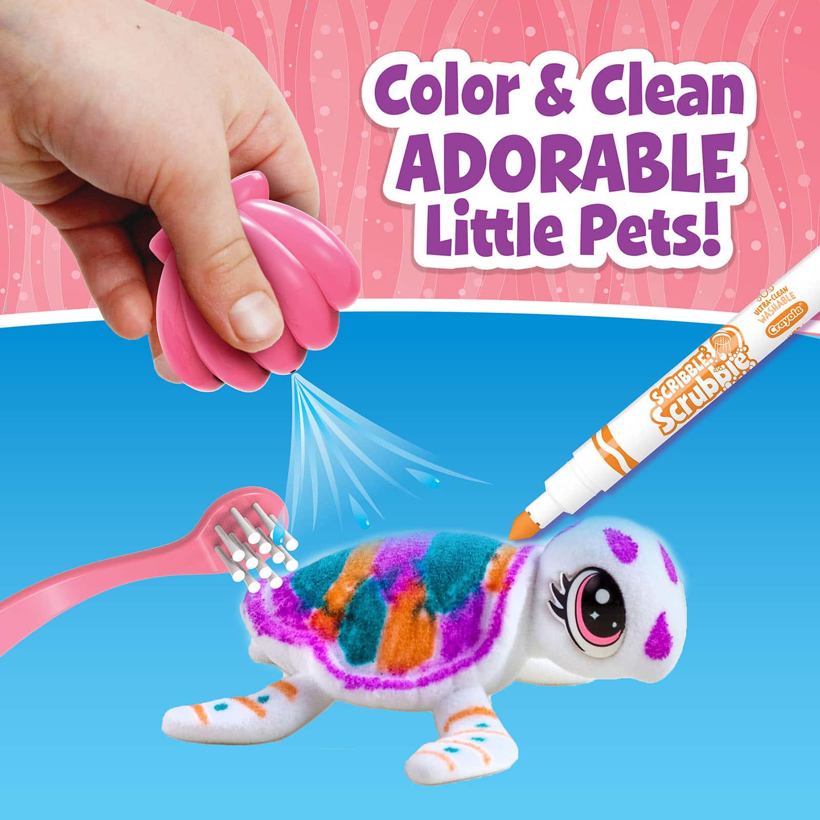 Crayola&#xAE; Scribble Scrubbie&#xAE; Ocean Pets Seashell Splash