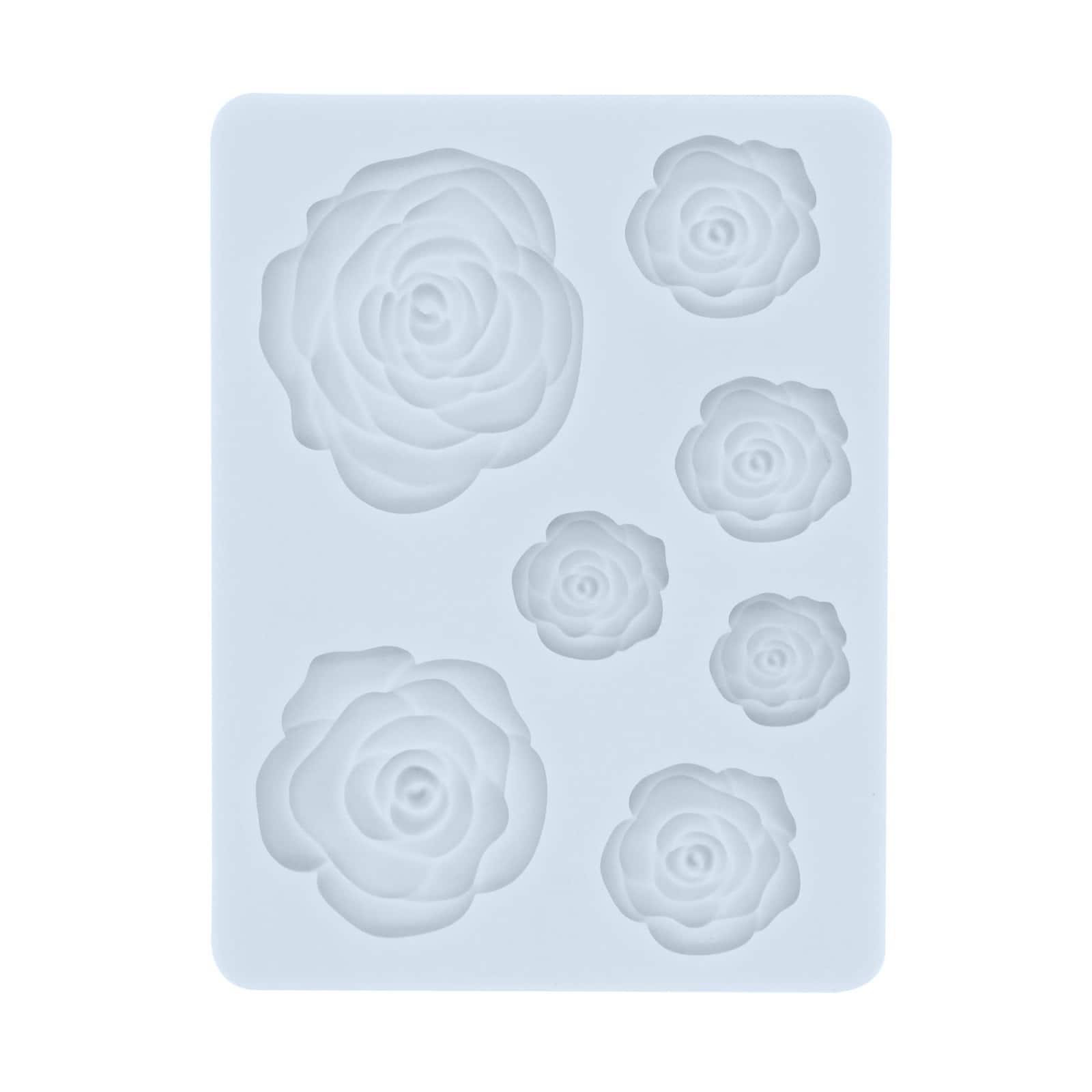 Rose Mix Silicone Fondant Mould by Makery&#xAE;