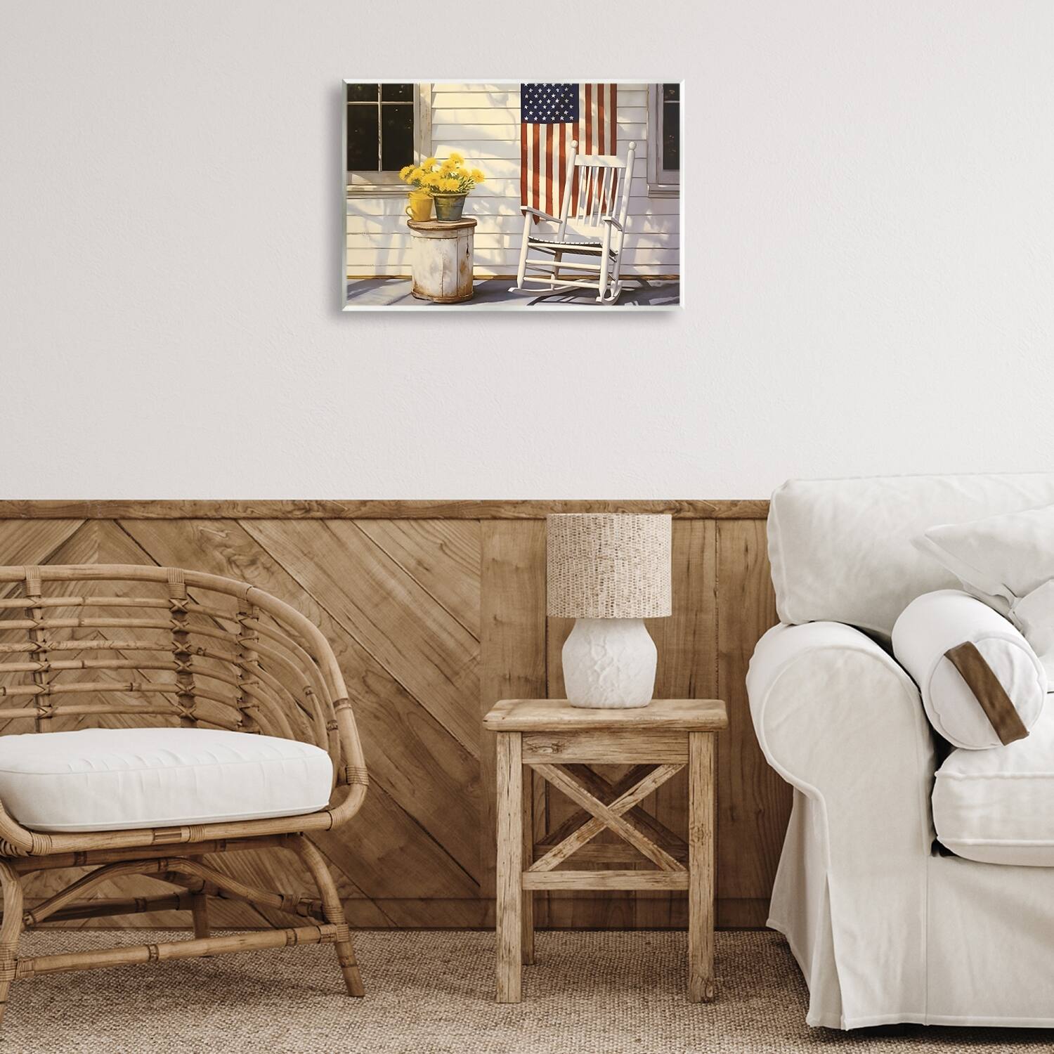 Stupell Industries Americana Deco Scene Wall Plaque Art