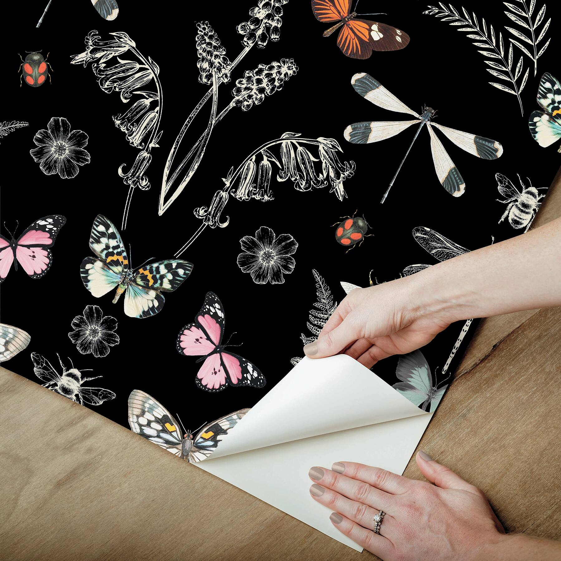 RoomMates Hidden Treasures Peel & Stick Wallpaper