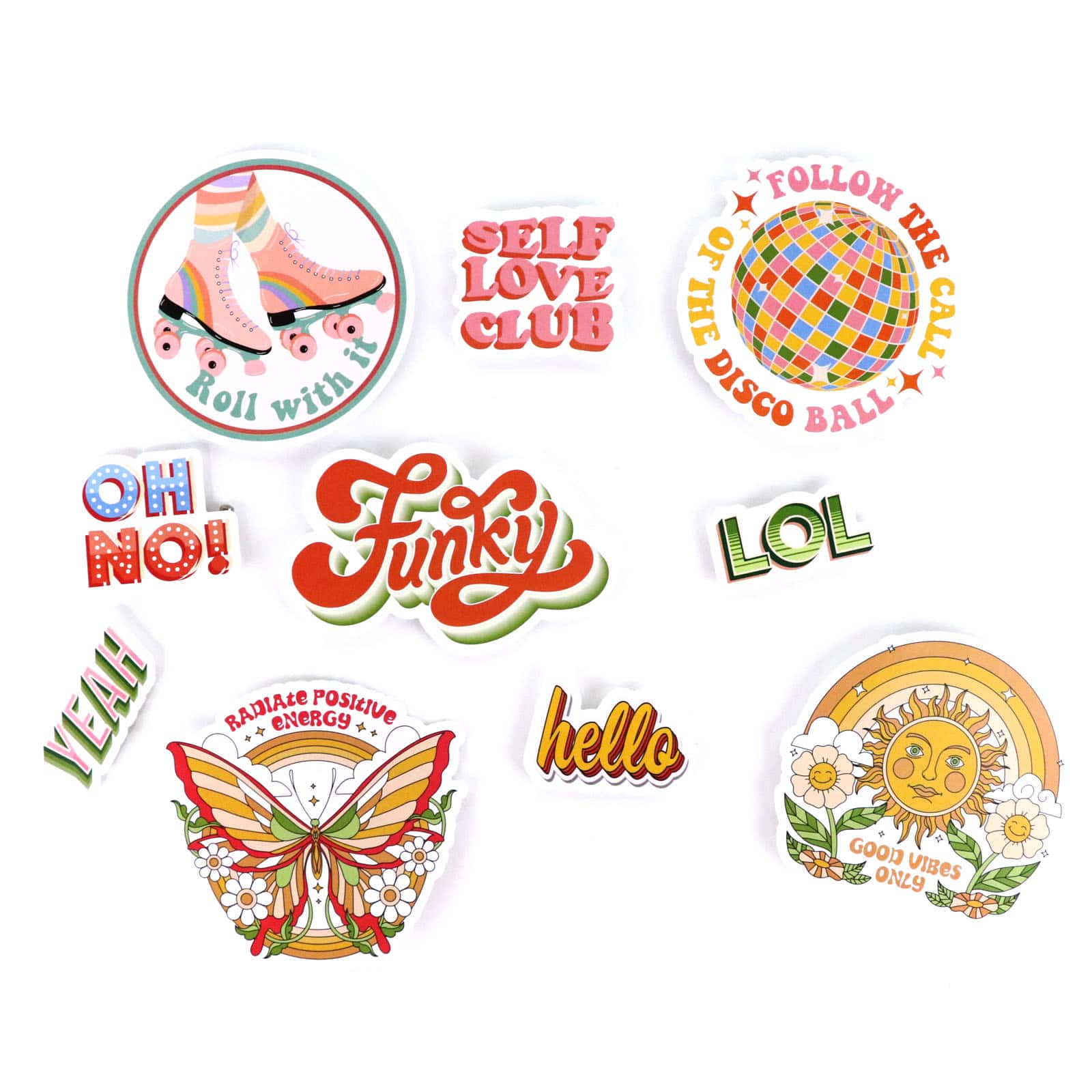 Vinyl Diecut Sayings & Phrases Sticker Set by Recollections™