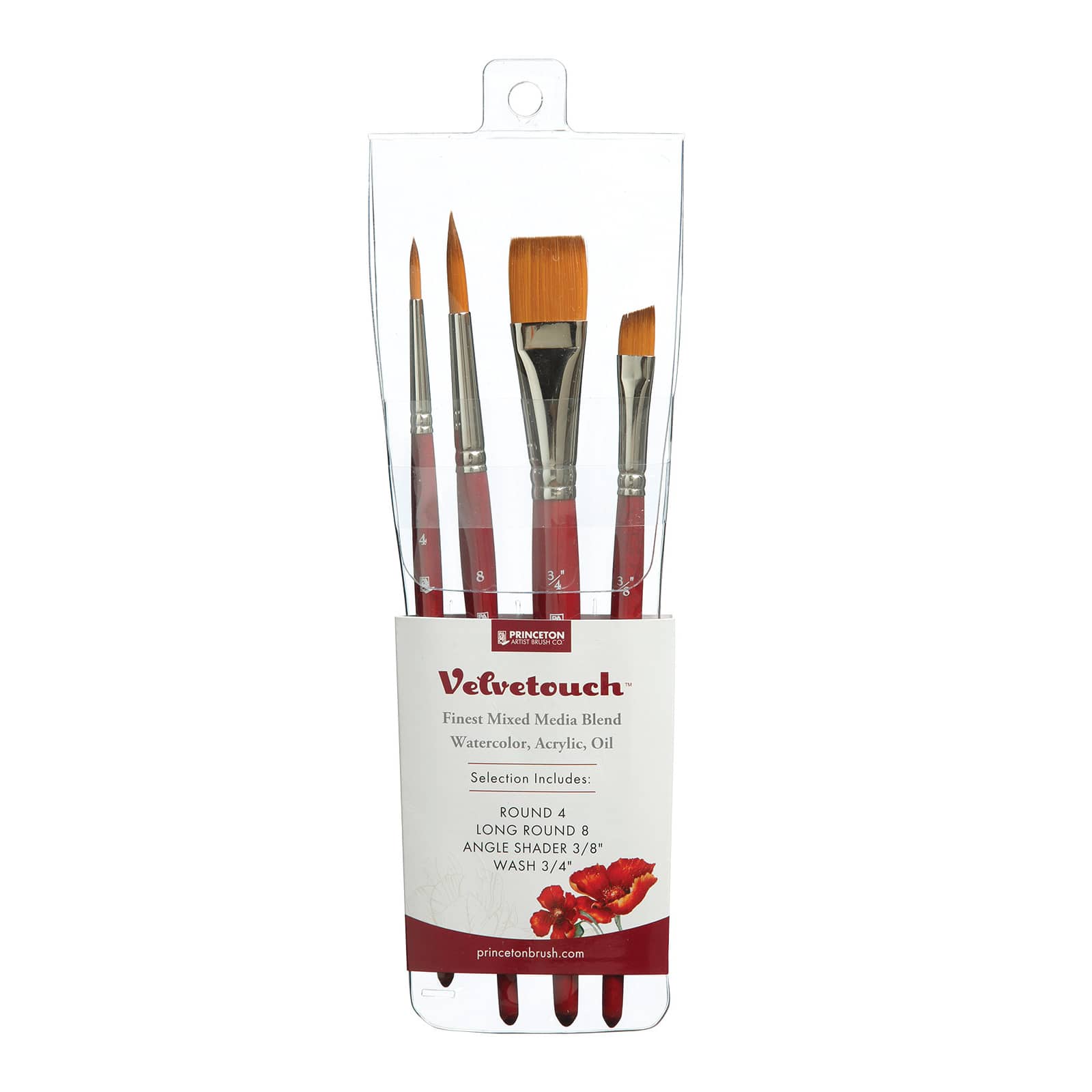 Princeton™ Velvetouch™ 4 Piece Brush Set