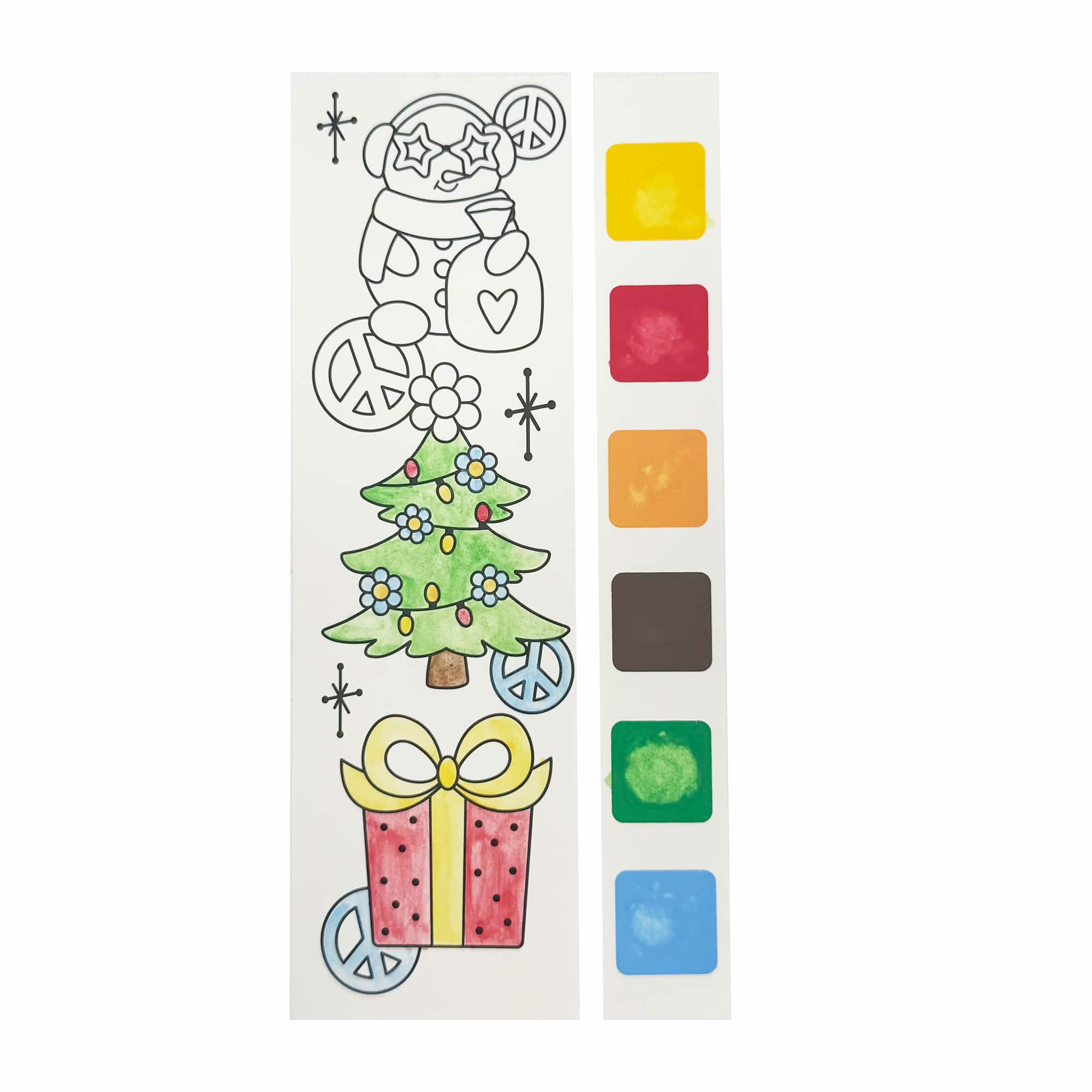 VIVID by Brea Reese&#xAE; Frosty Holiday Bookmark Watercolor Pad Kit
