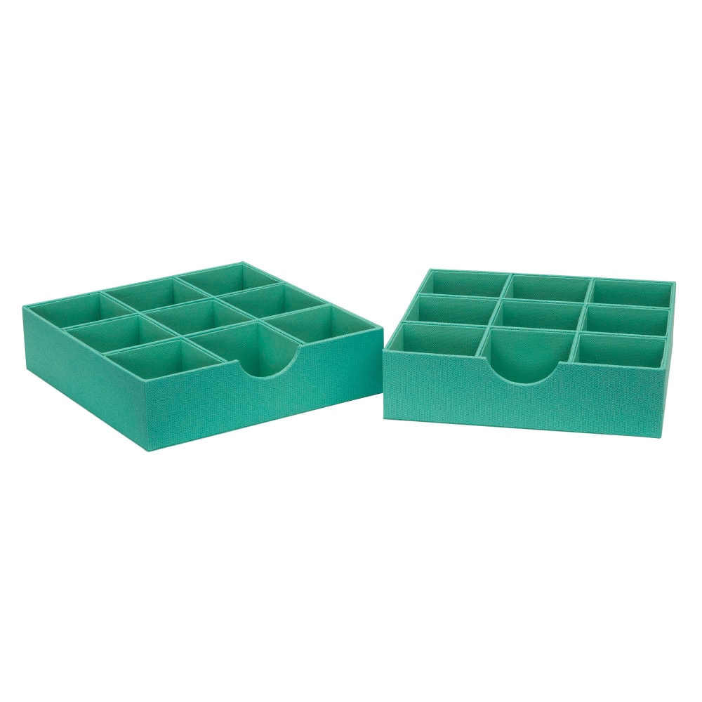 Household Essentials 9-Compartment Drawer Organizers, 2ct.