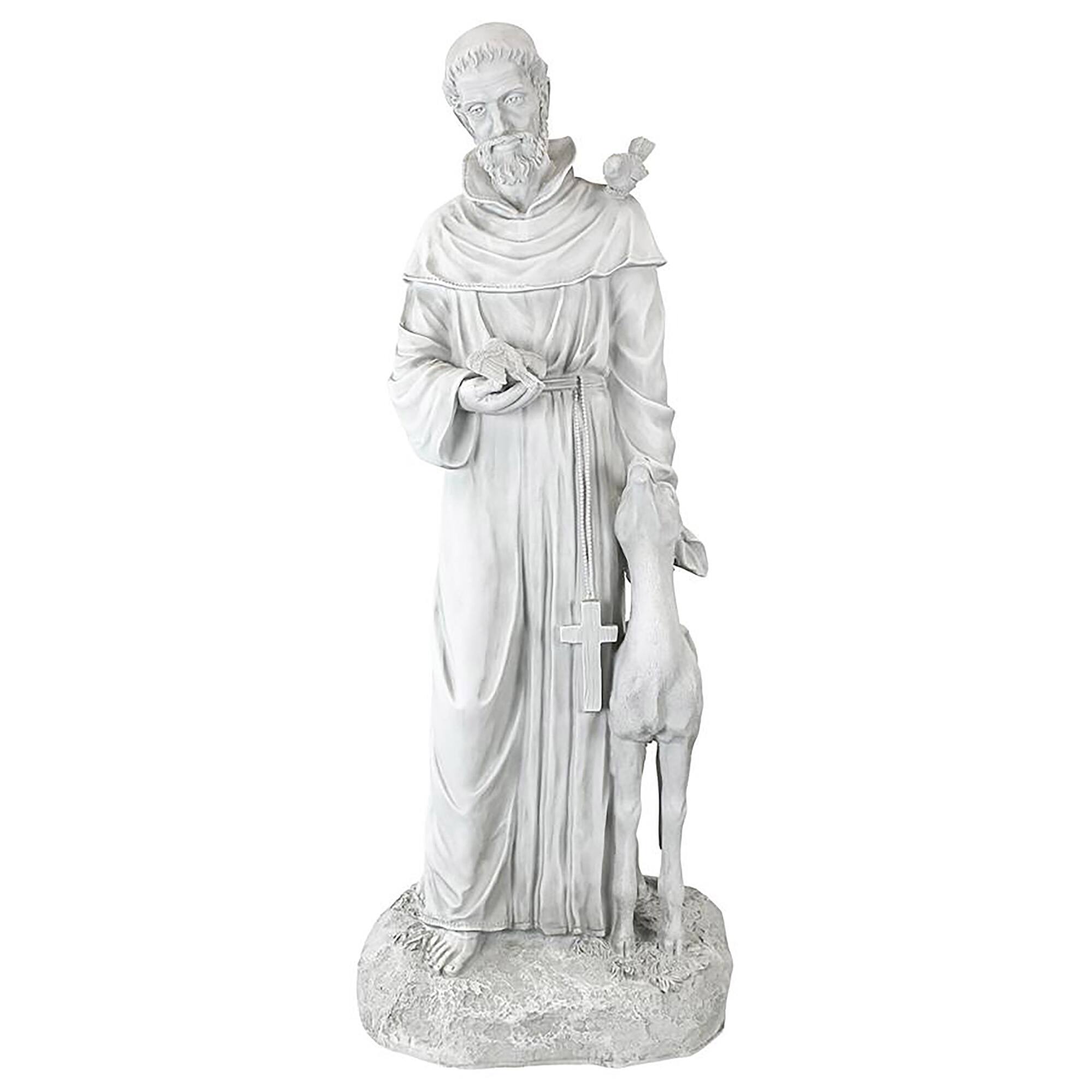 Design Toscano 3ft. Saint Francis of Assisi Patron Saint of Animals Garden Statue