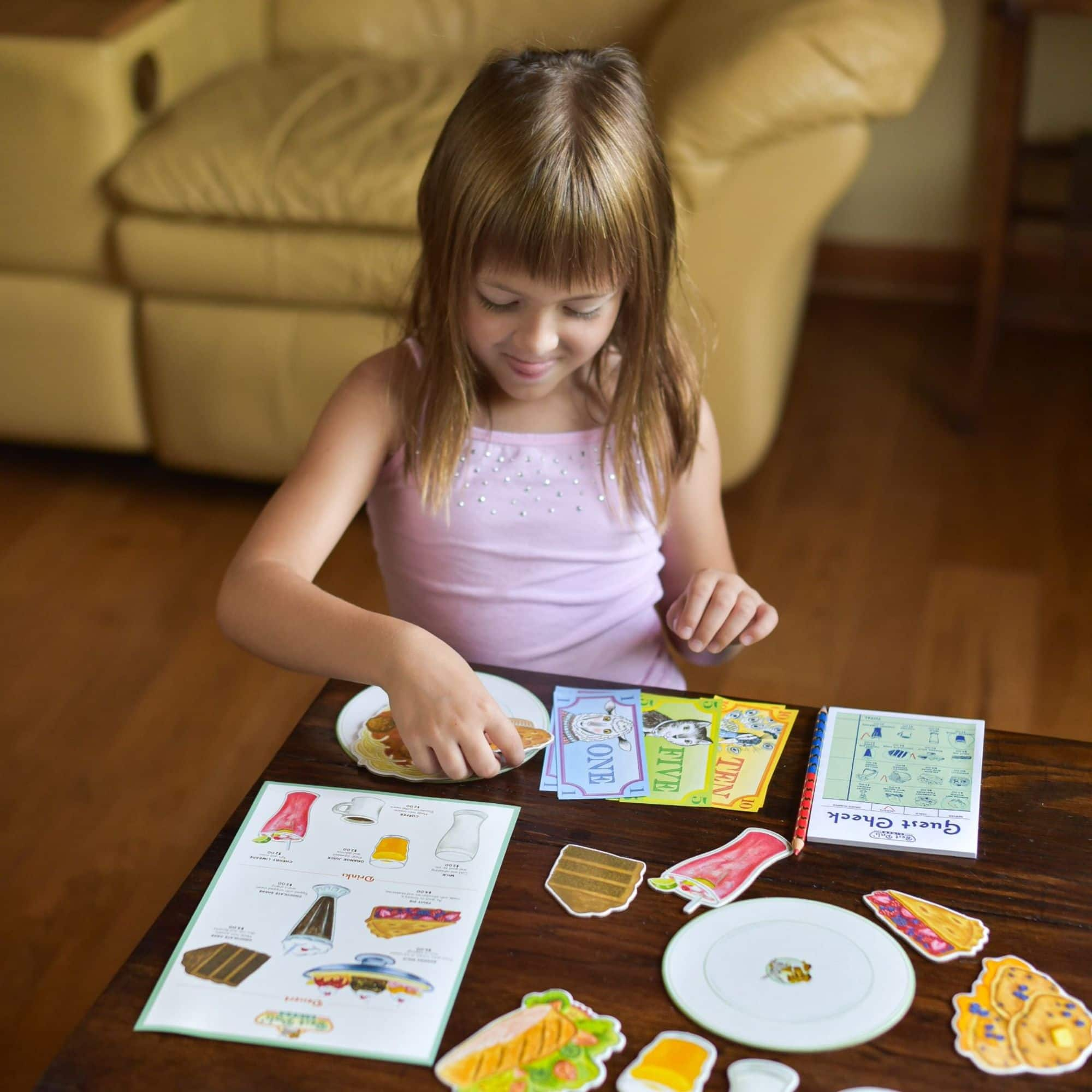 eeBoo Pretend Play Best Pals&#x27; Diner Set