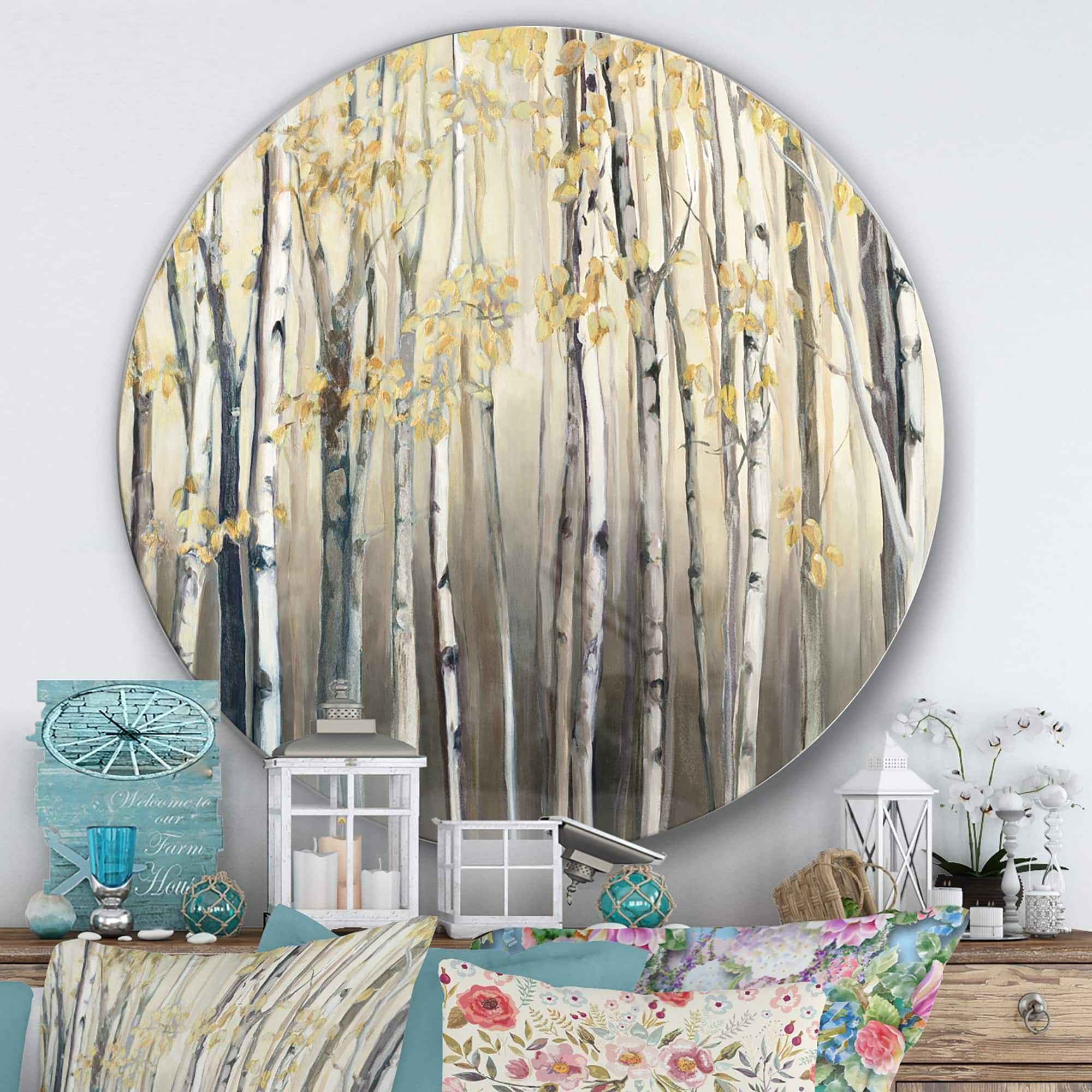 Designart - Golden Birch Forest I