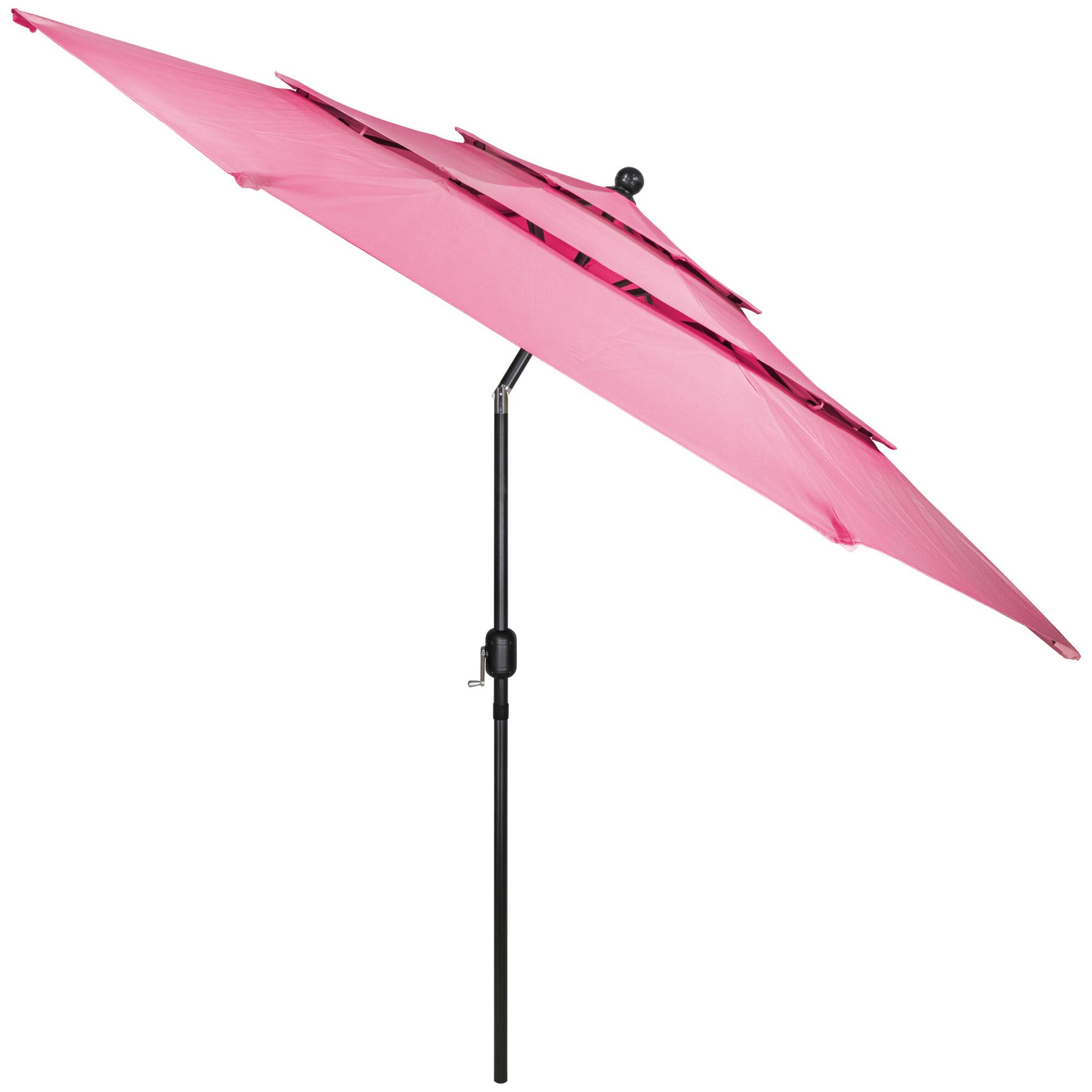 9.75ft. Outdoor Patio Market Umbrella with Hand Crank & Tilt