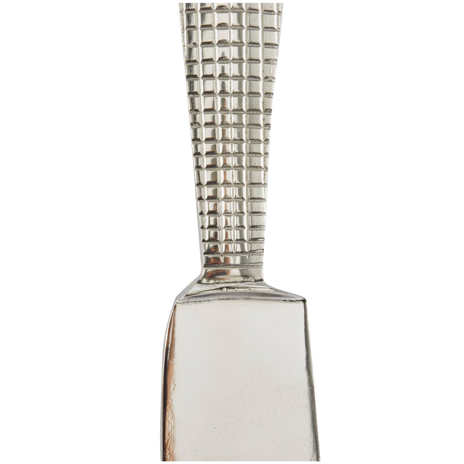 Silver Aluminum Knife, Spoon and Fork Utensils Wall Decor Set of 3 23&#x22;, 23&#x22;, 23&#x22;