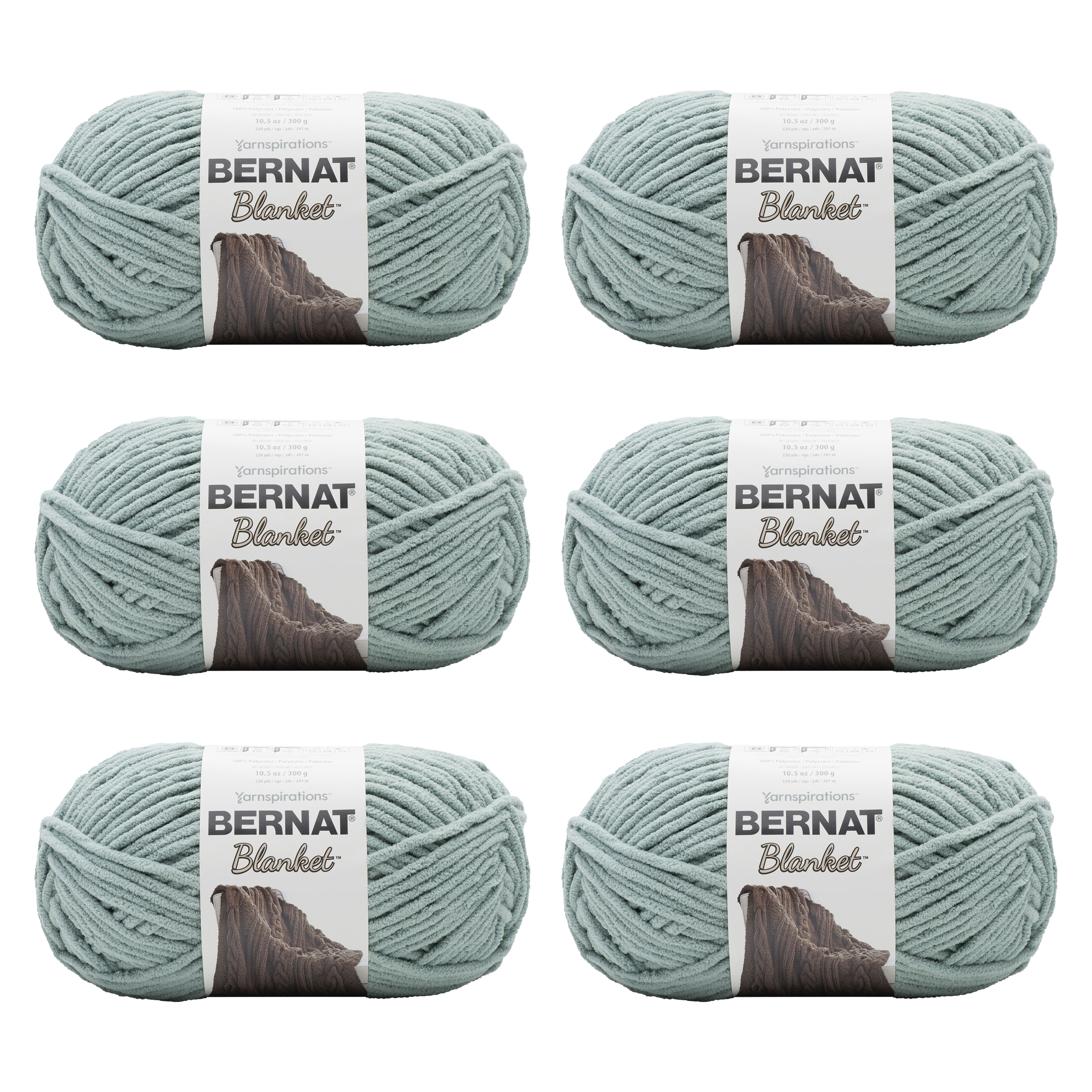 6 Pack: Bernat® Blanket™ Yarn