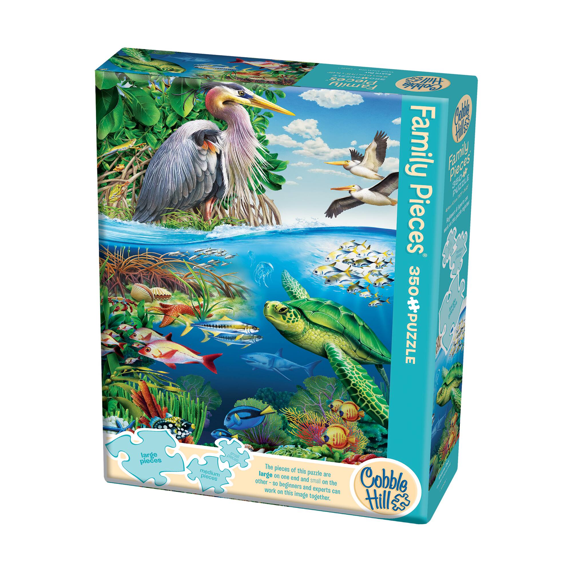 Cobble Hill Family Pieces™ Earth Day 350 Piece Jigsaw Puzzle