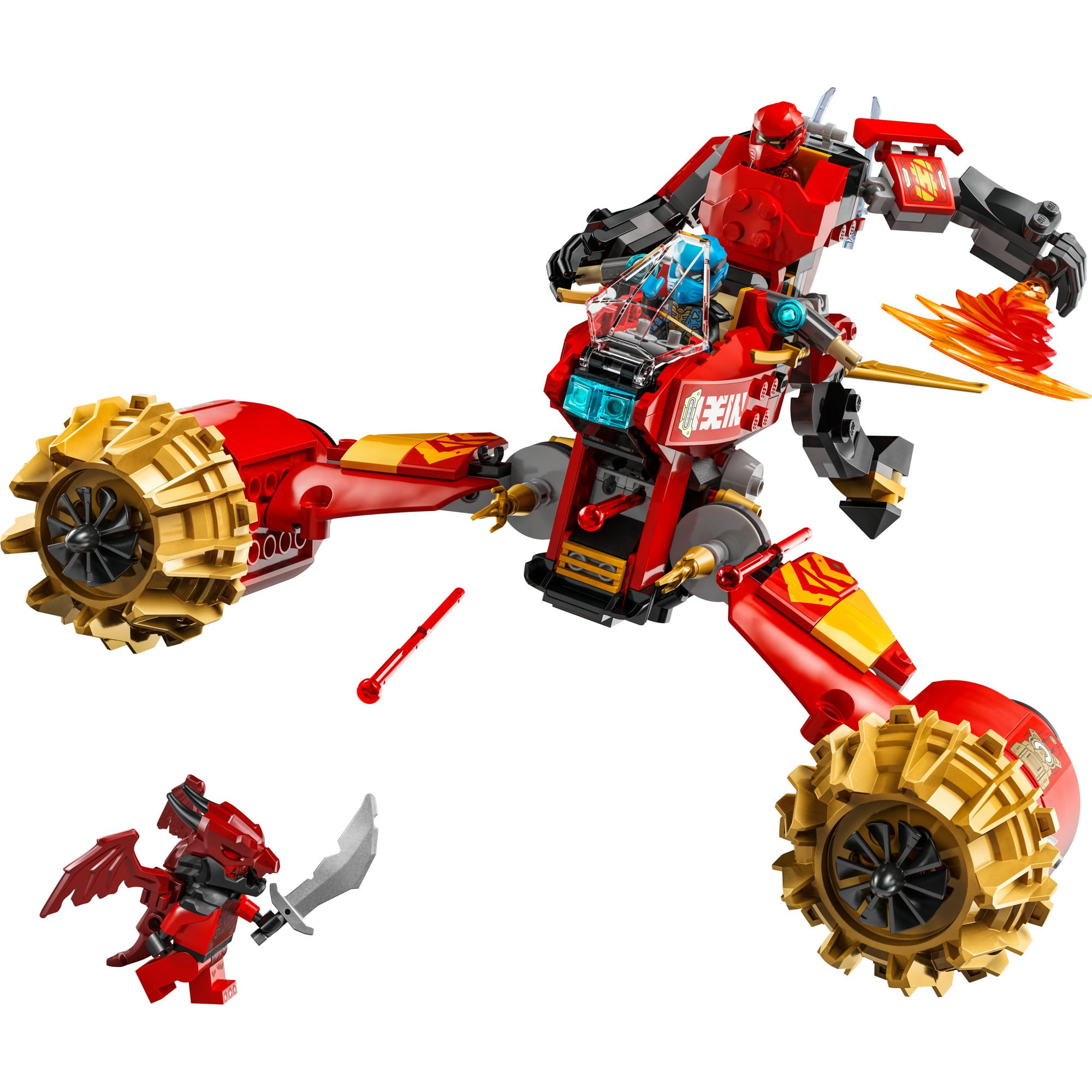 LEGO® NINJAGO® Kai’s Mech Storm Rider Combo Ninja Toy 71830