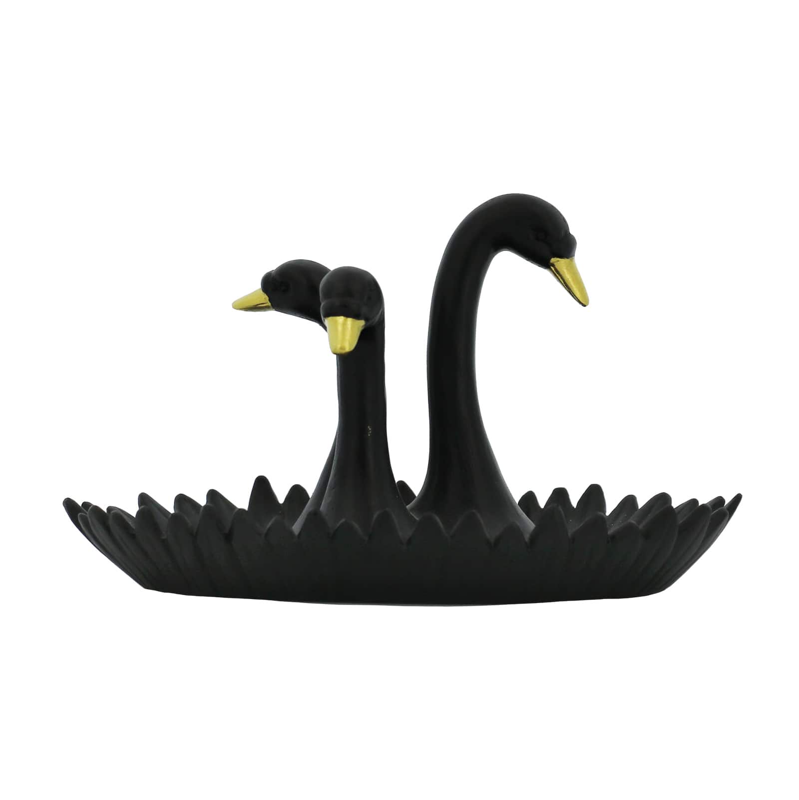 6&#x22; 3-Headed Black Swan Dish by Ashland&#xAE;
