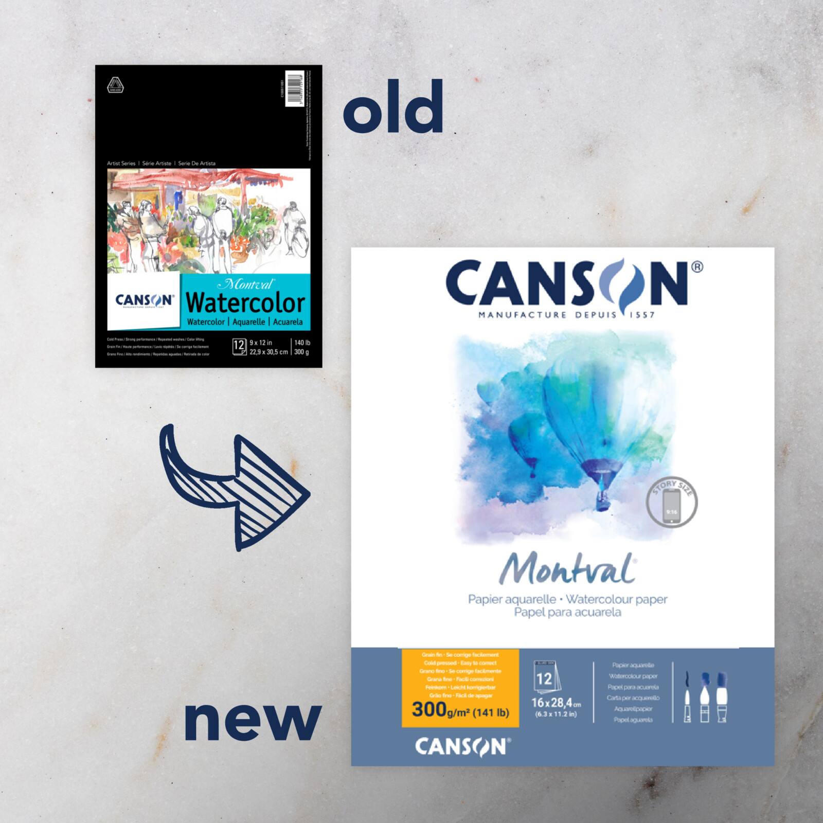 Canson® Montval® Artist Series Watercolor Paper Pad