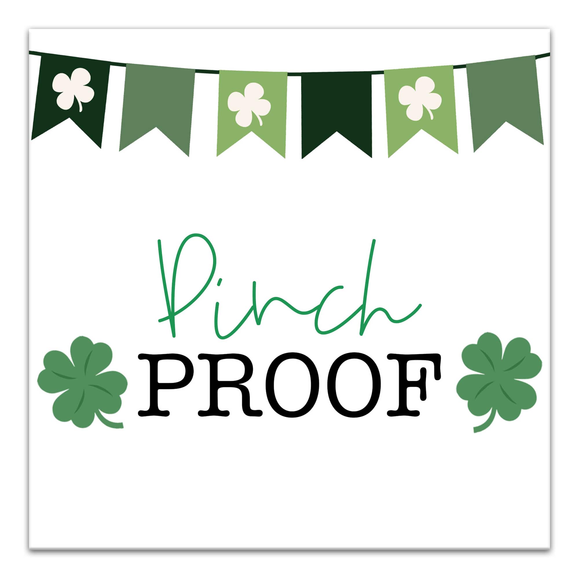 Pinch Proof Banner 12&#x22; x 12&#x22; Canvas Wall Art