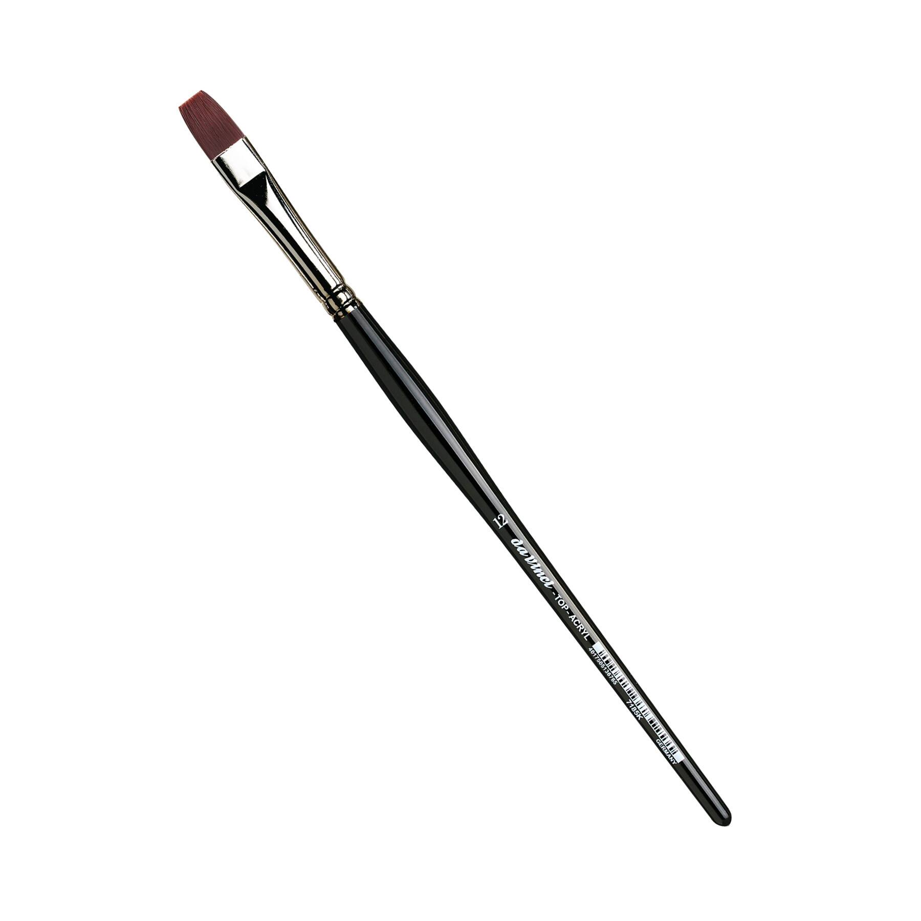 da Vinci TOP ACRYL Series 7185K Synthetic Flat Brush