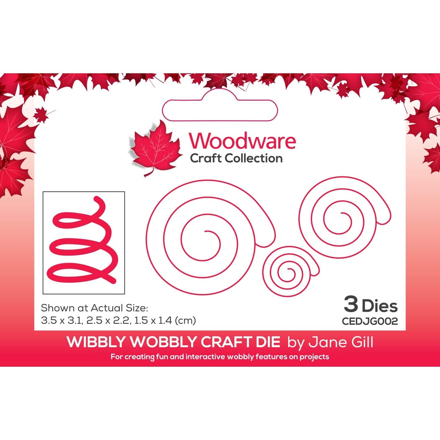 Woodware Craft Wibby Wobbly Dies by Jane Gill