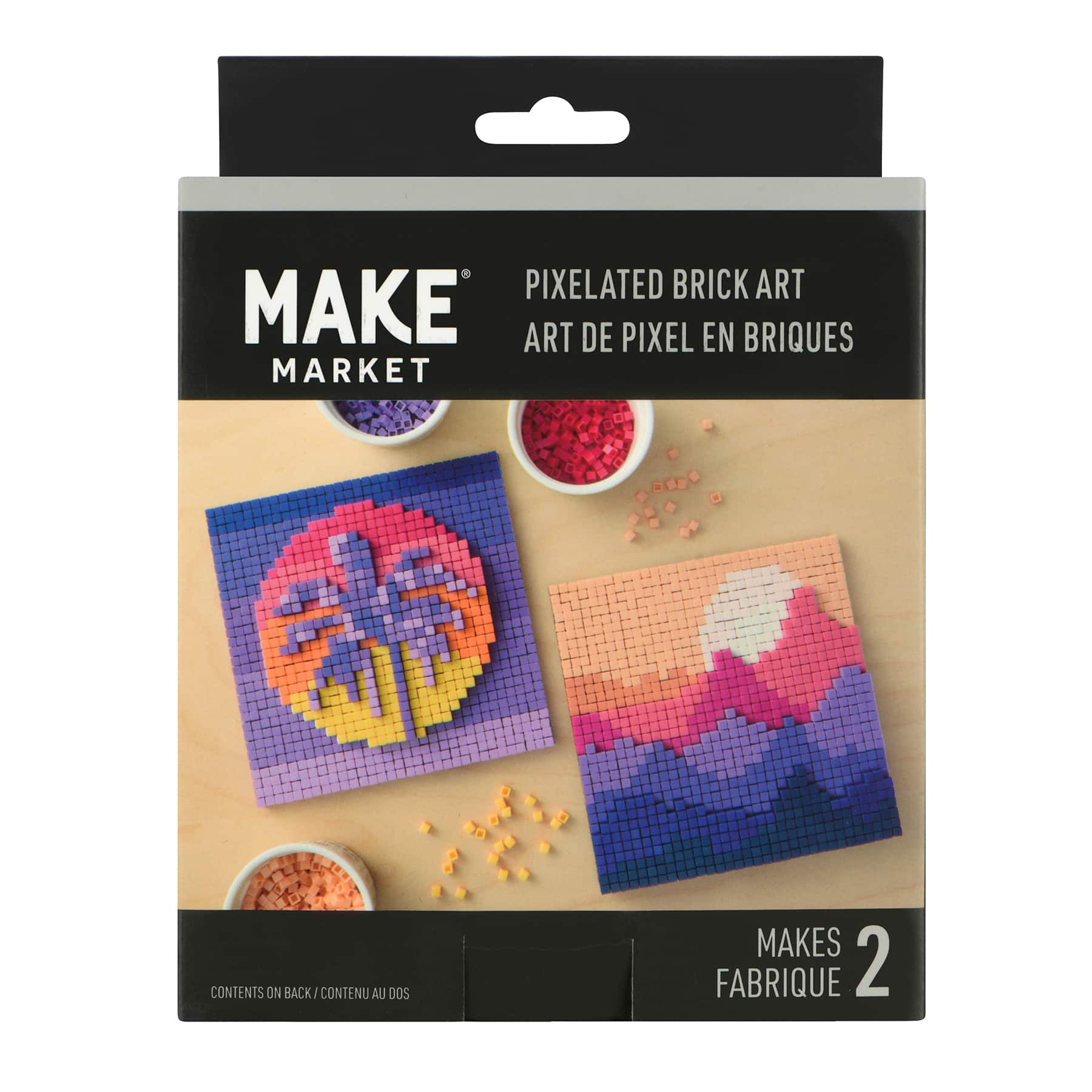 Sunset Pixelated Brick Art Kit by Make Market®