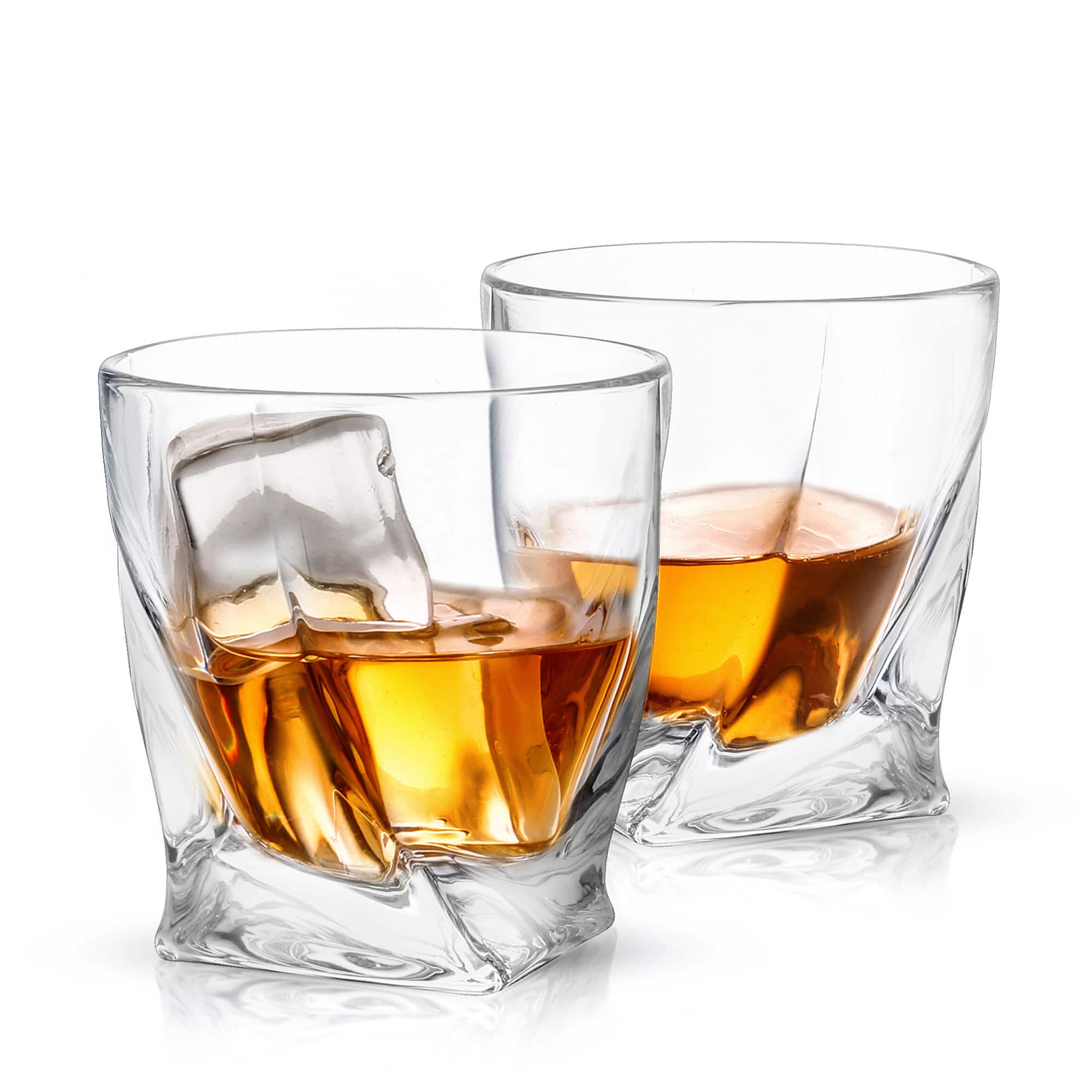 JoyJolt® 10.8oz. Atlas Crystal Whiskey Glasses, 2ct.